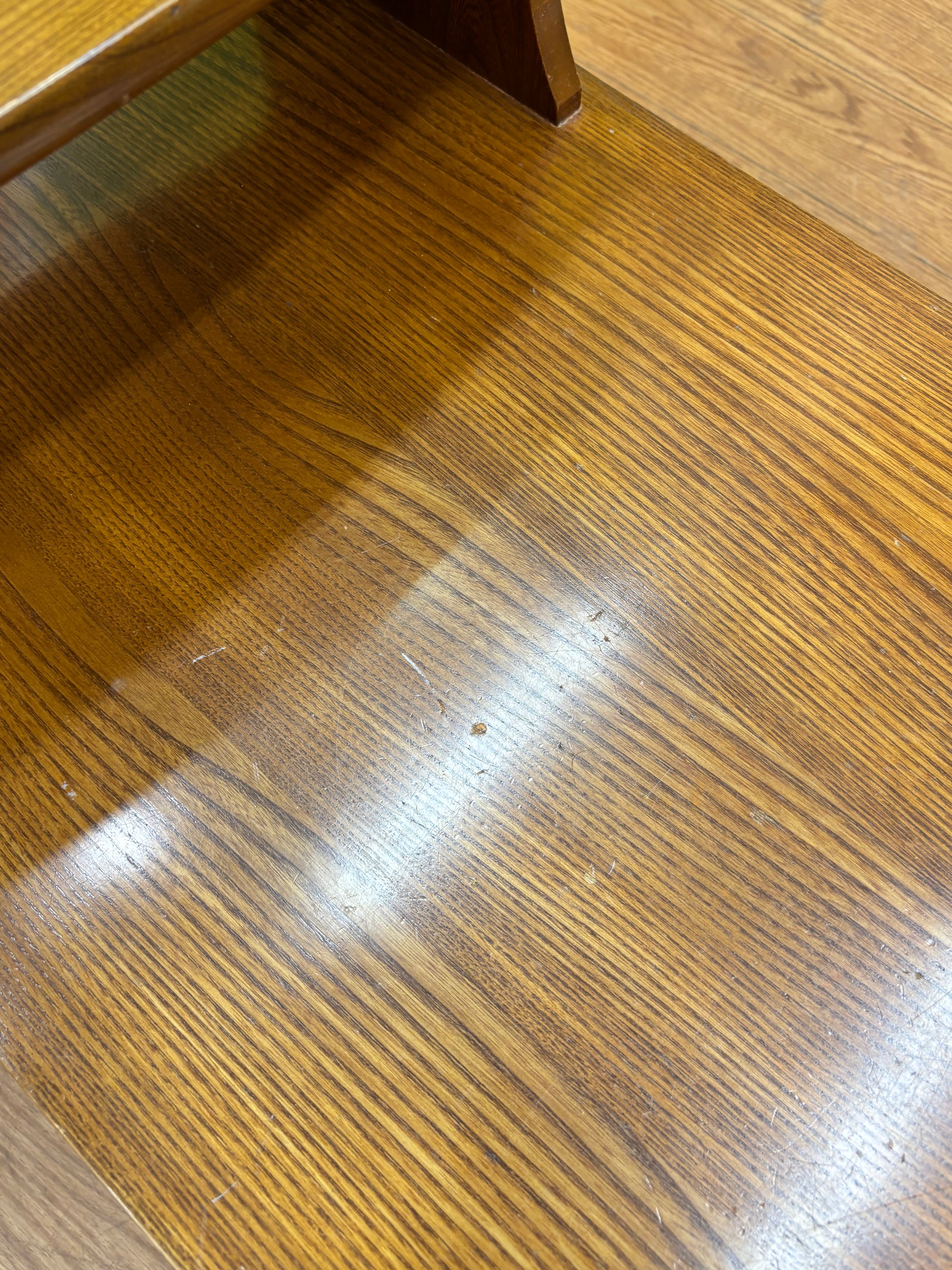 Two-Tier Wood End Table