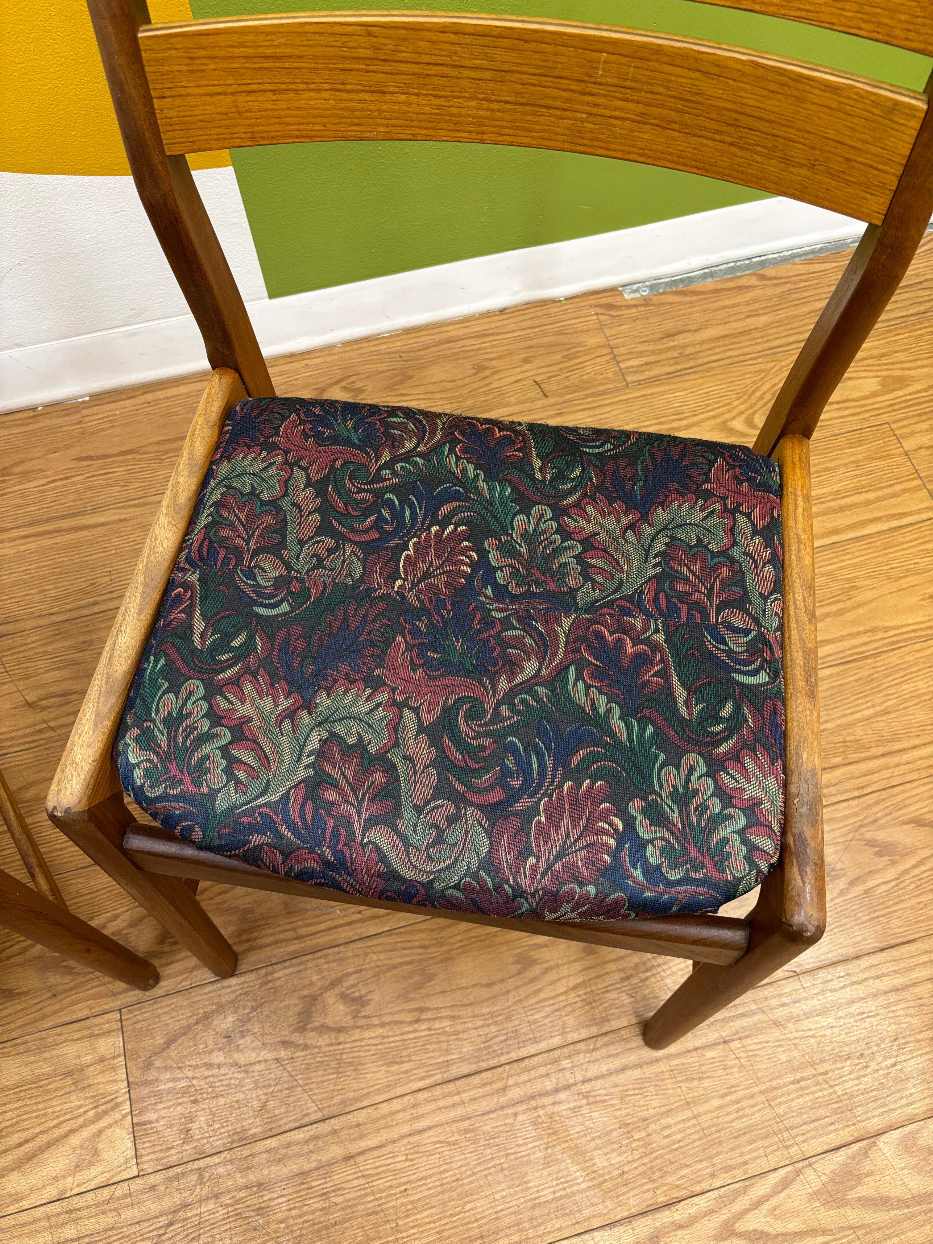 (2) Wood Dining Chairs