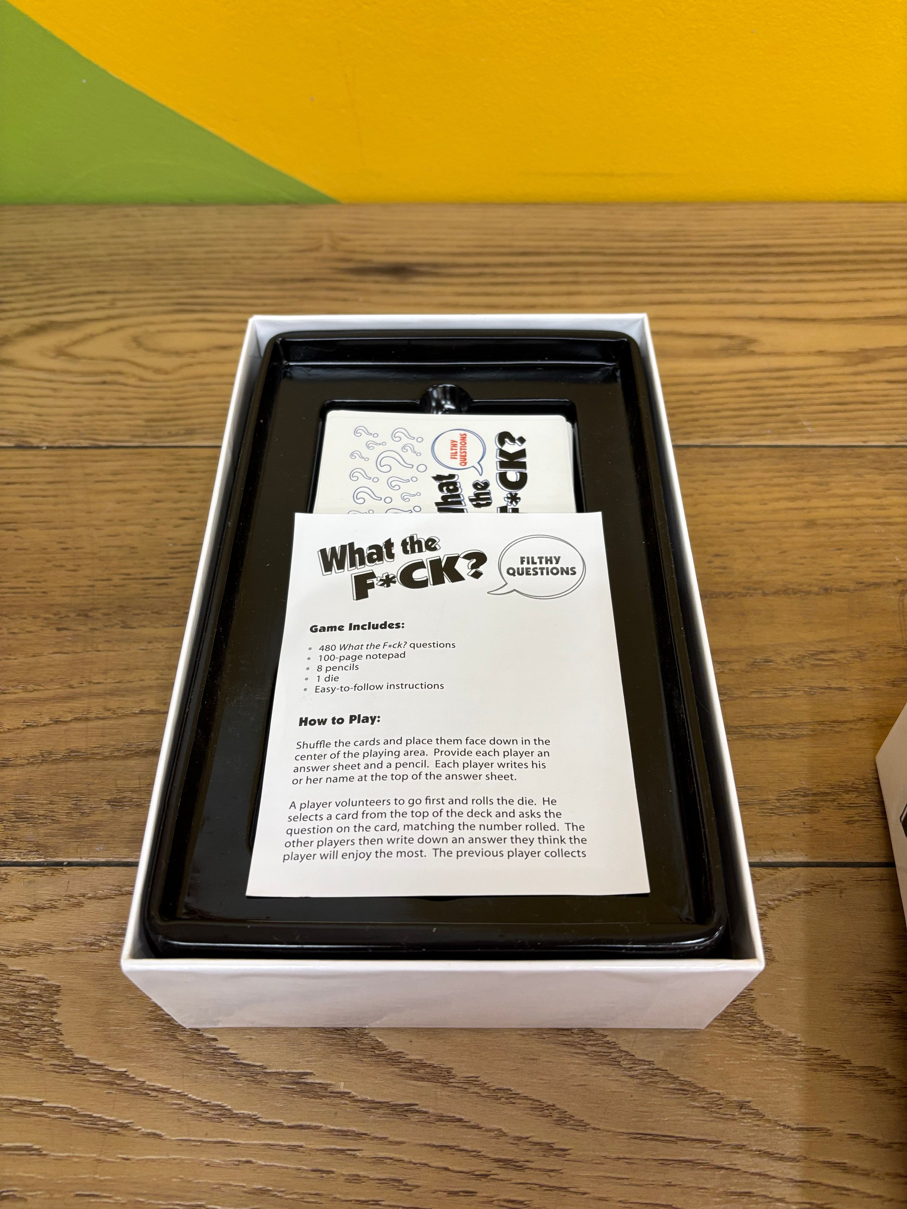 What the F*ck Filthy Questions Party Game