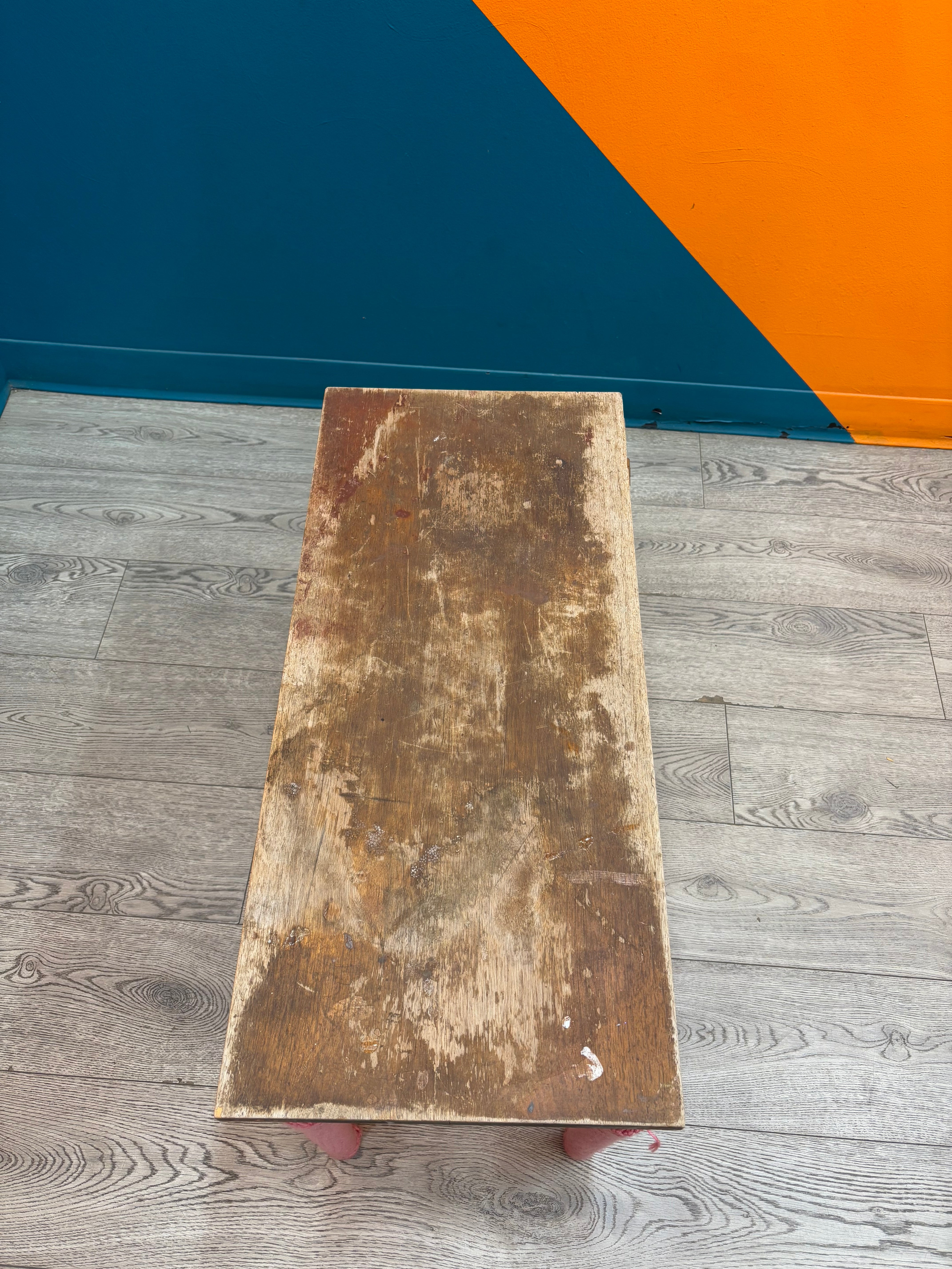 Storage Bench With Crochet Cover