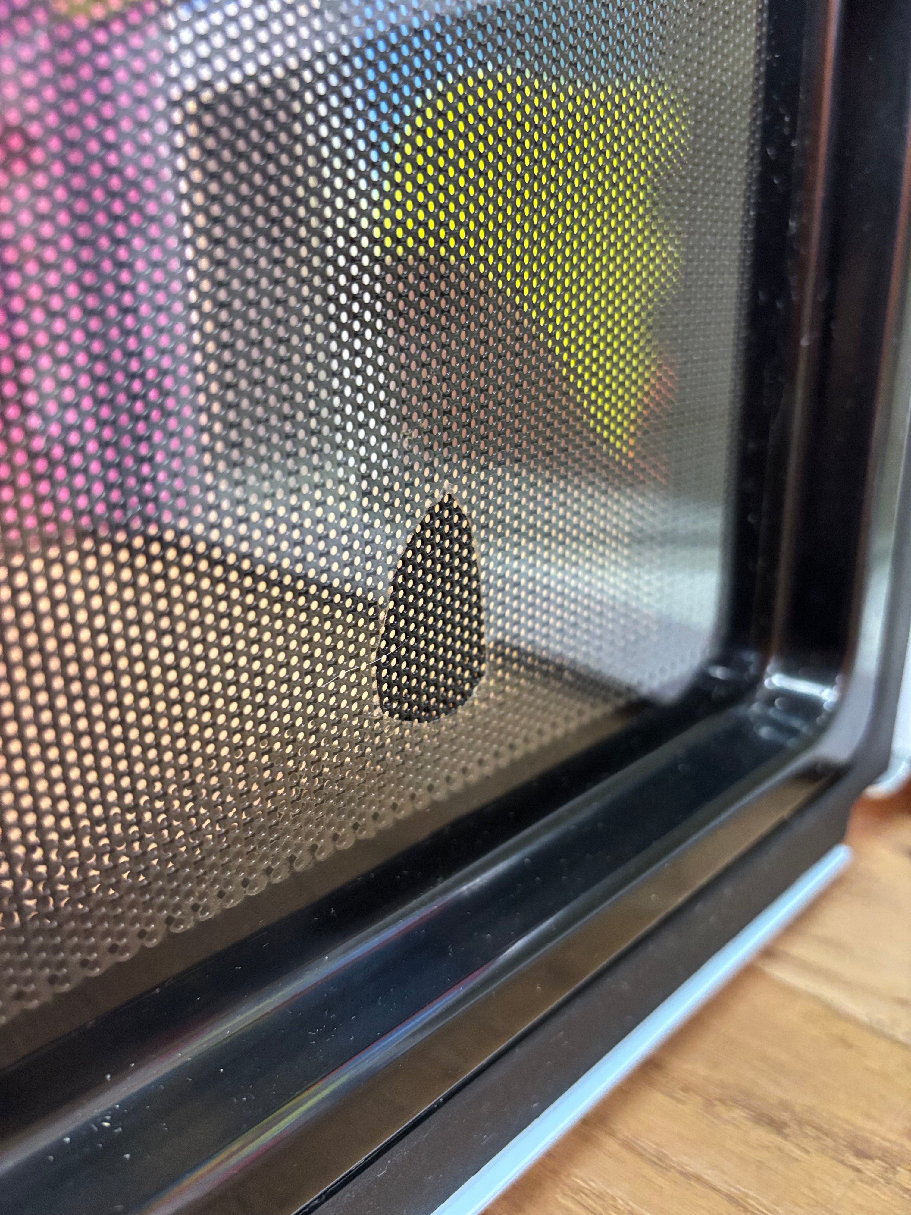 Light Blue Salton Microwave