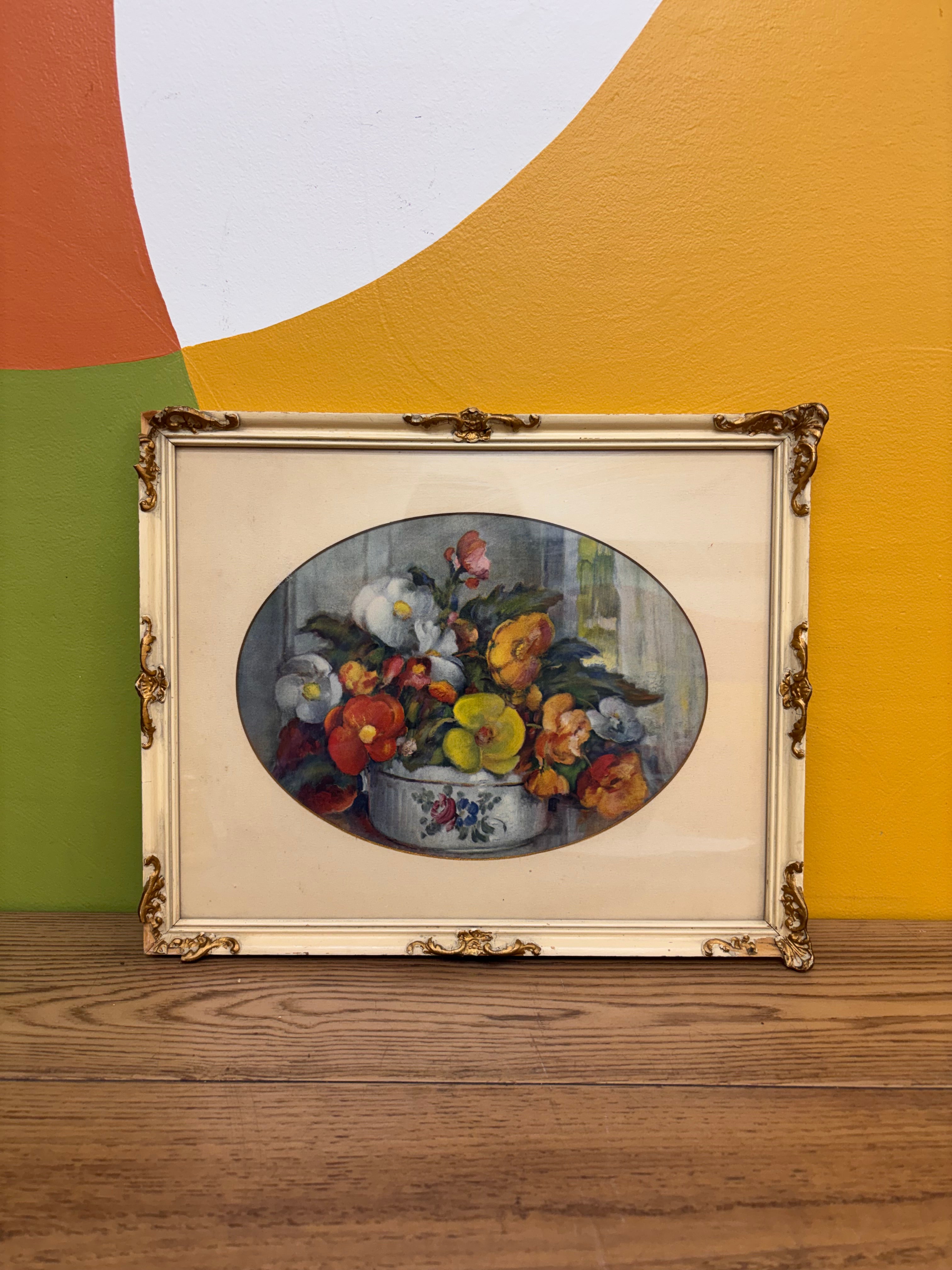 Framed Floral Photo