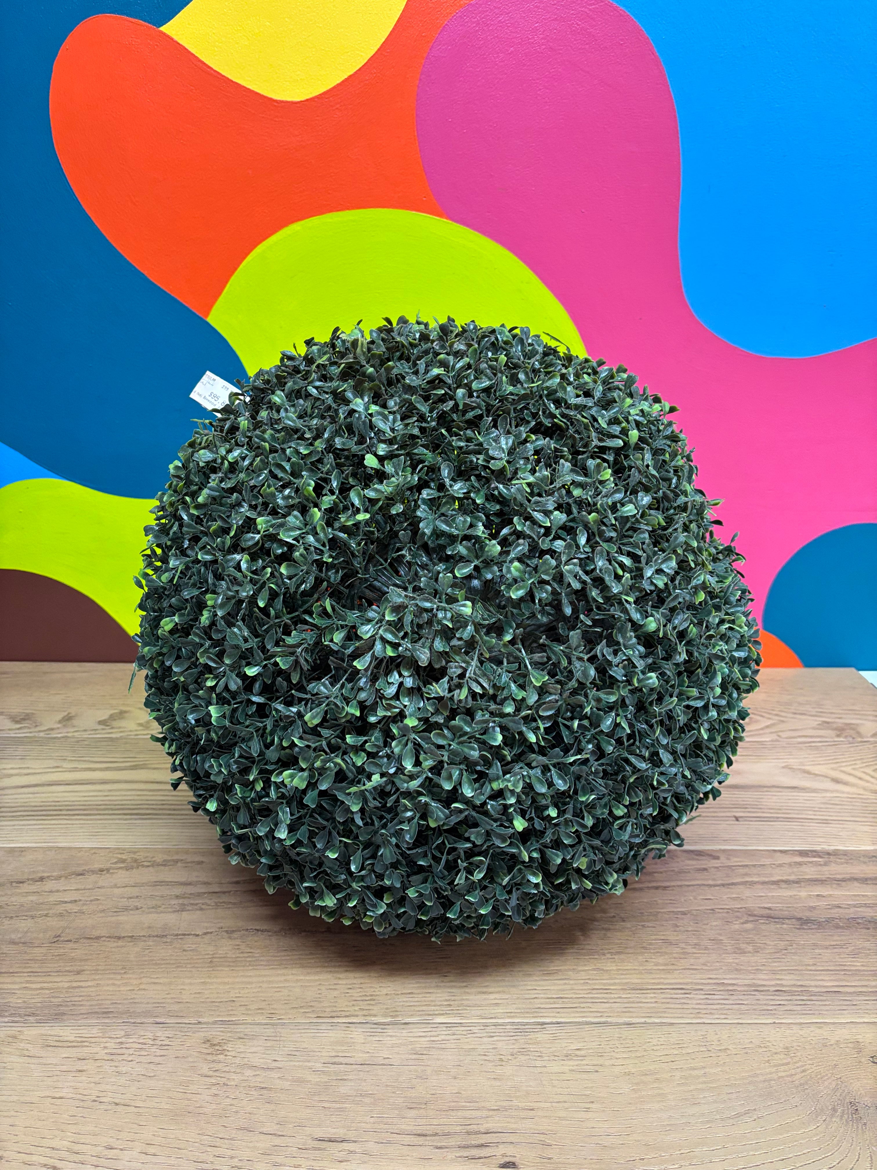 Large Artificial Plant Ball (2 available)