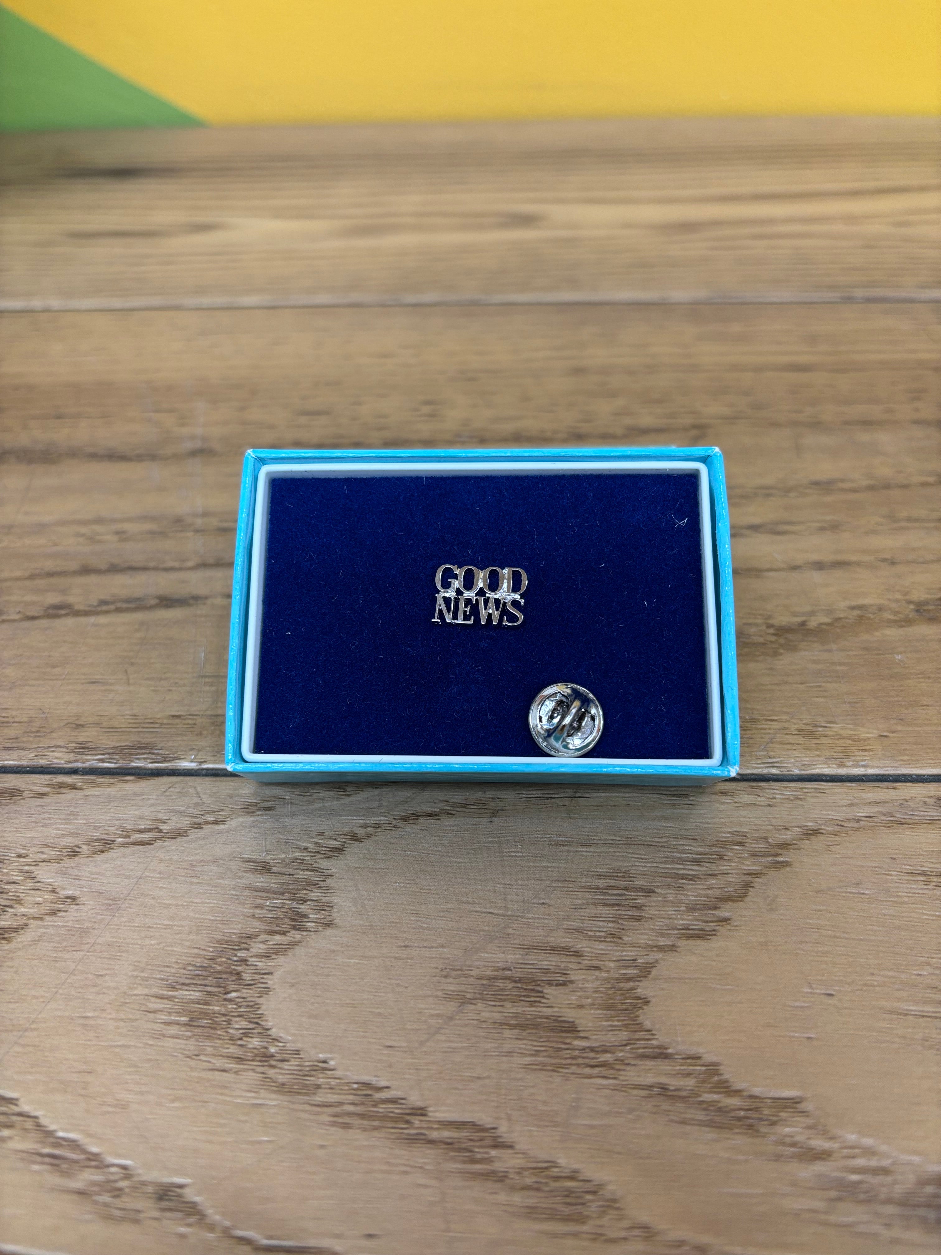 Good Vibes Sterling Silver Pin