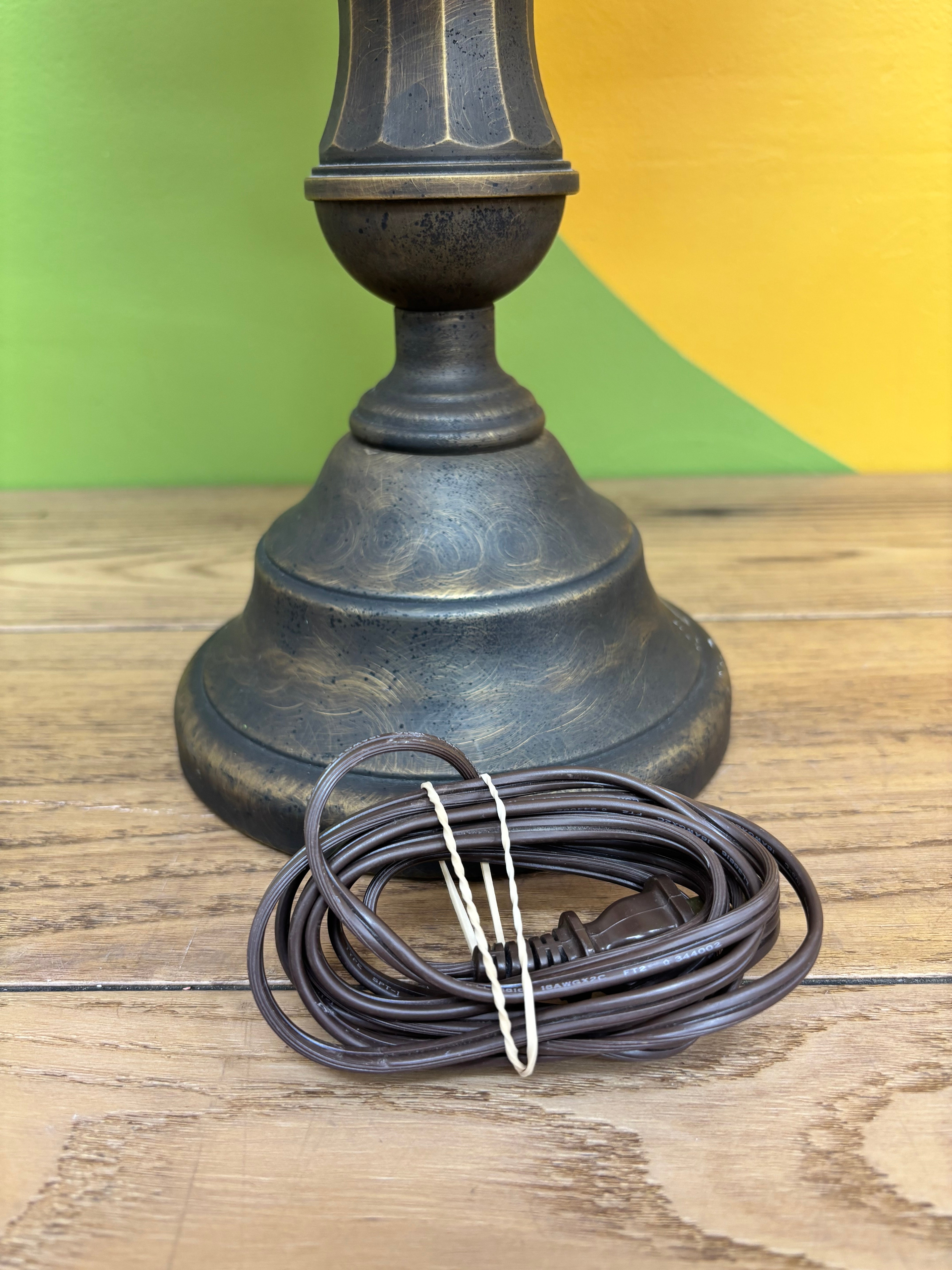 Reverse-Painted Table Lamp