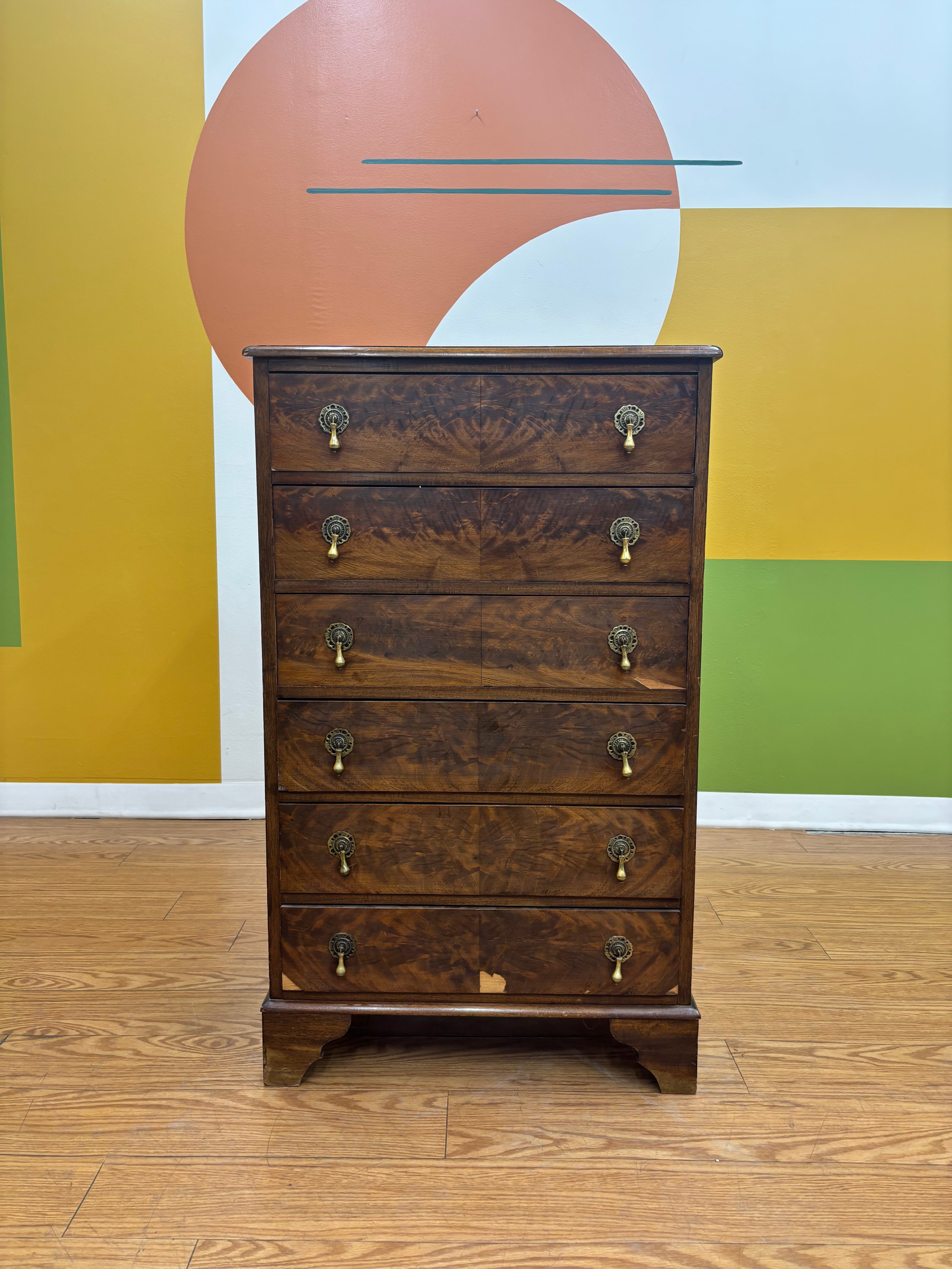 6-Drawer Wood Dresser