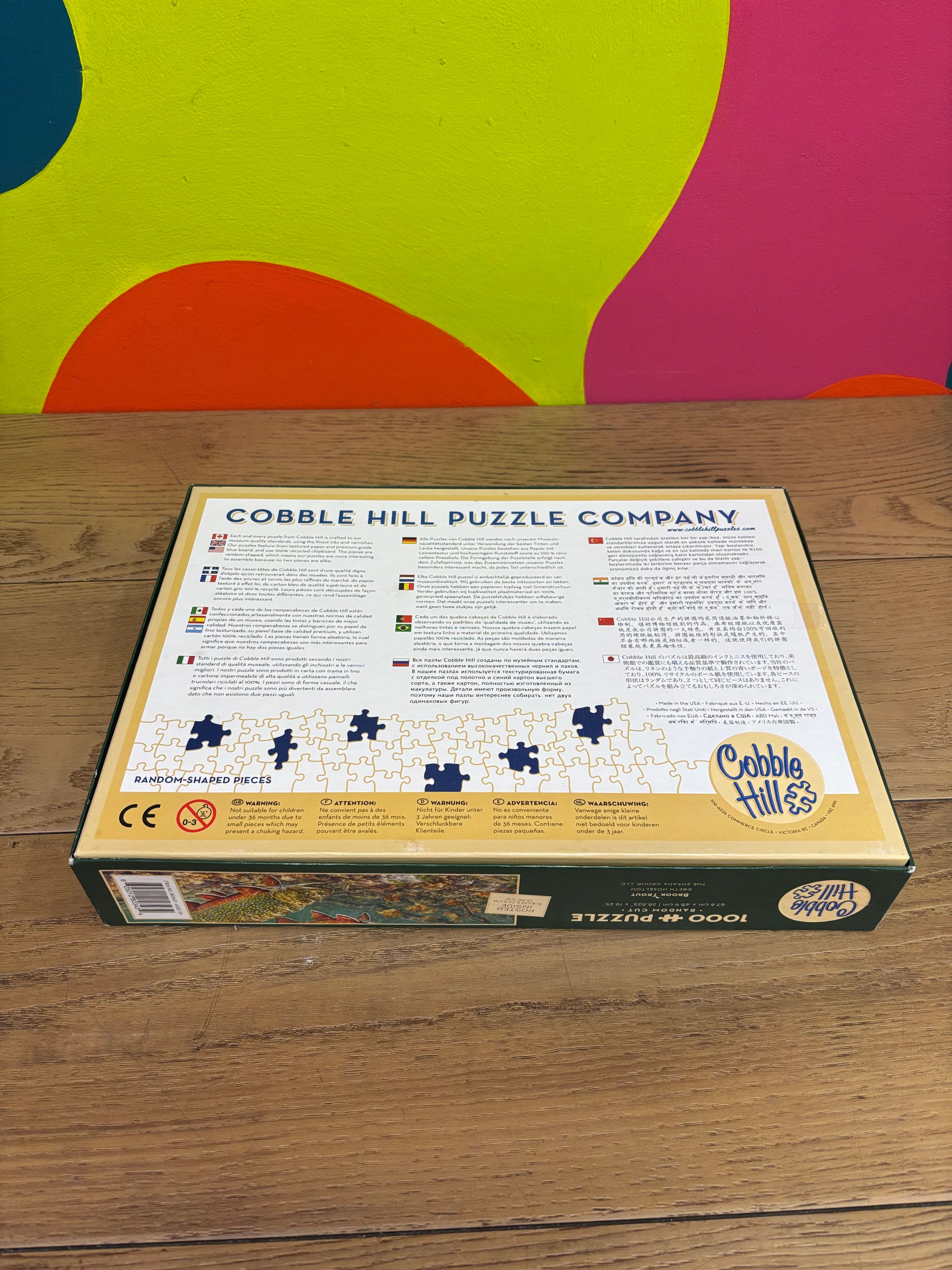 Cobble Hill 1000 Piece Brook Trout Puzzle