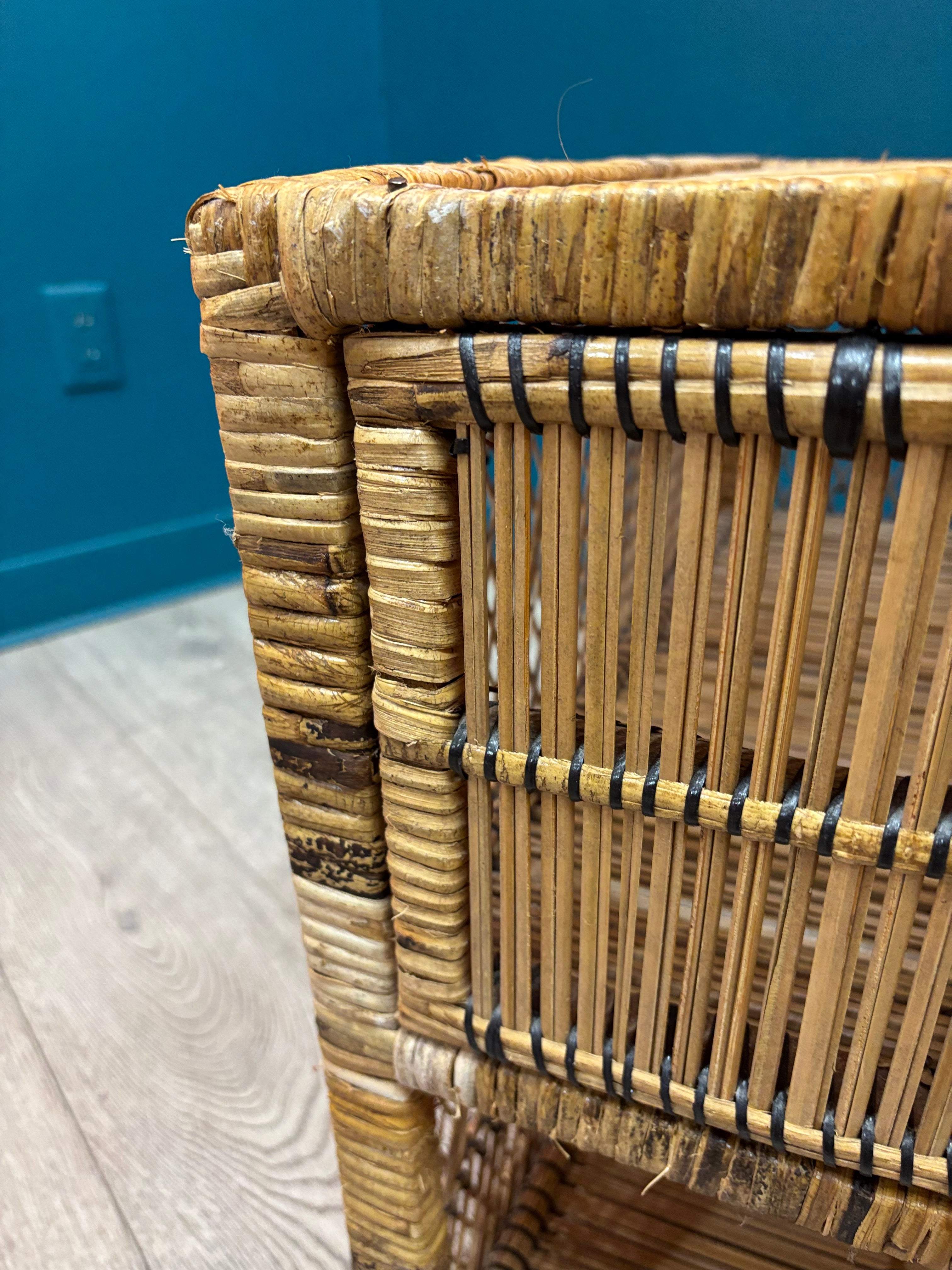 Wicker Nightstand