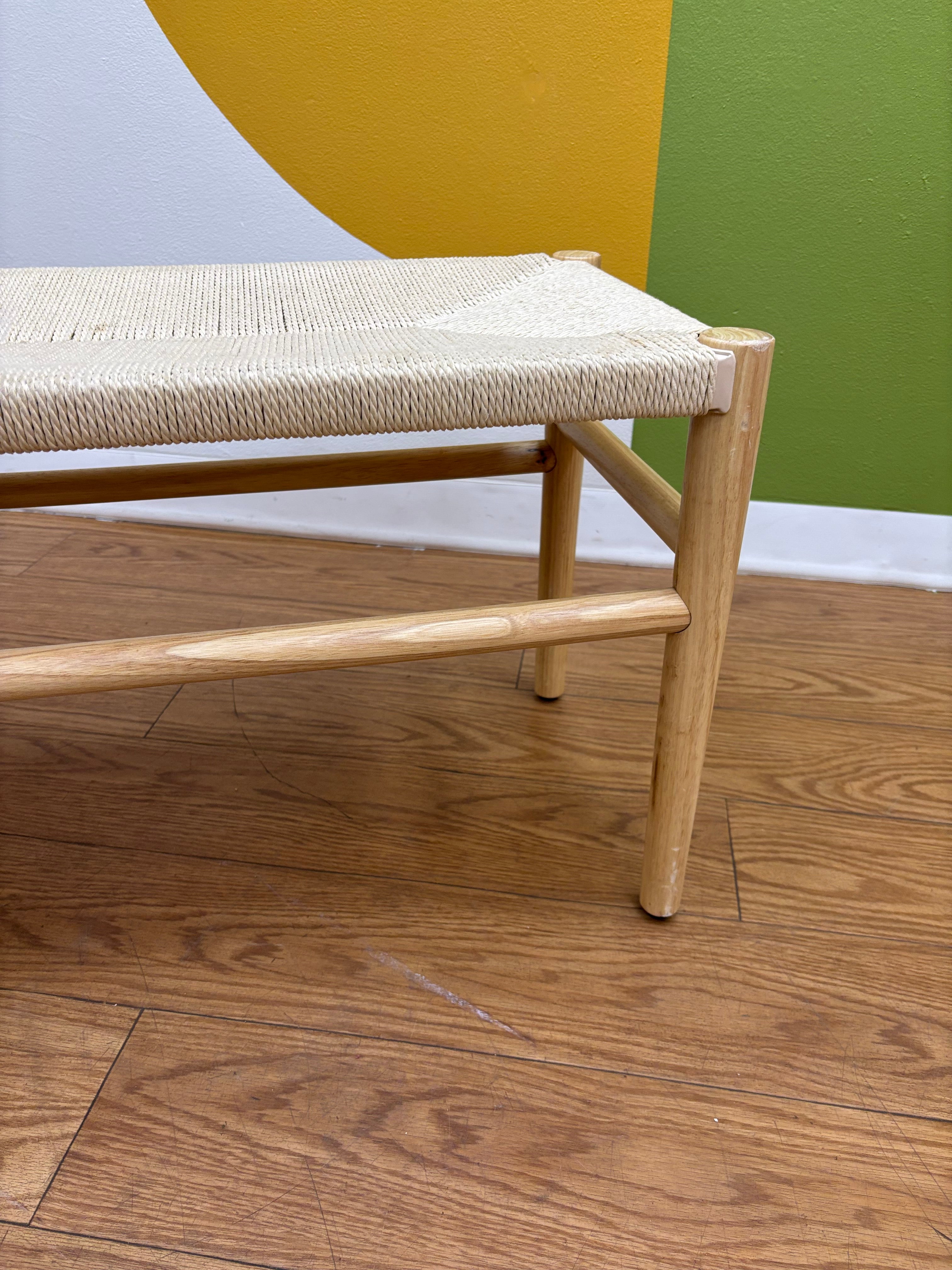 Rattan Bench