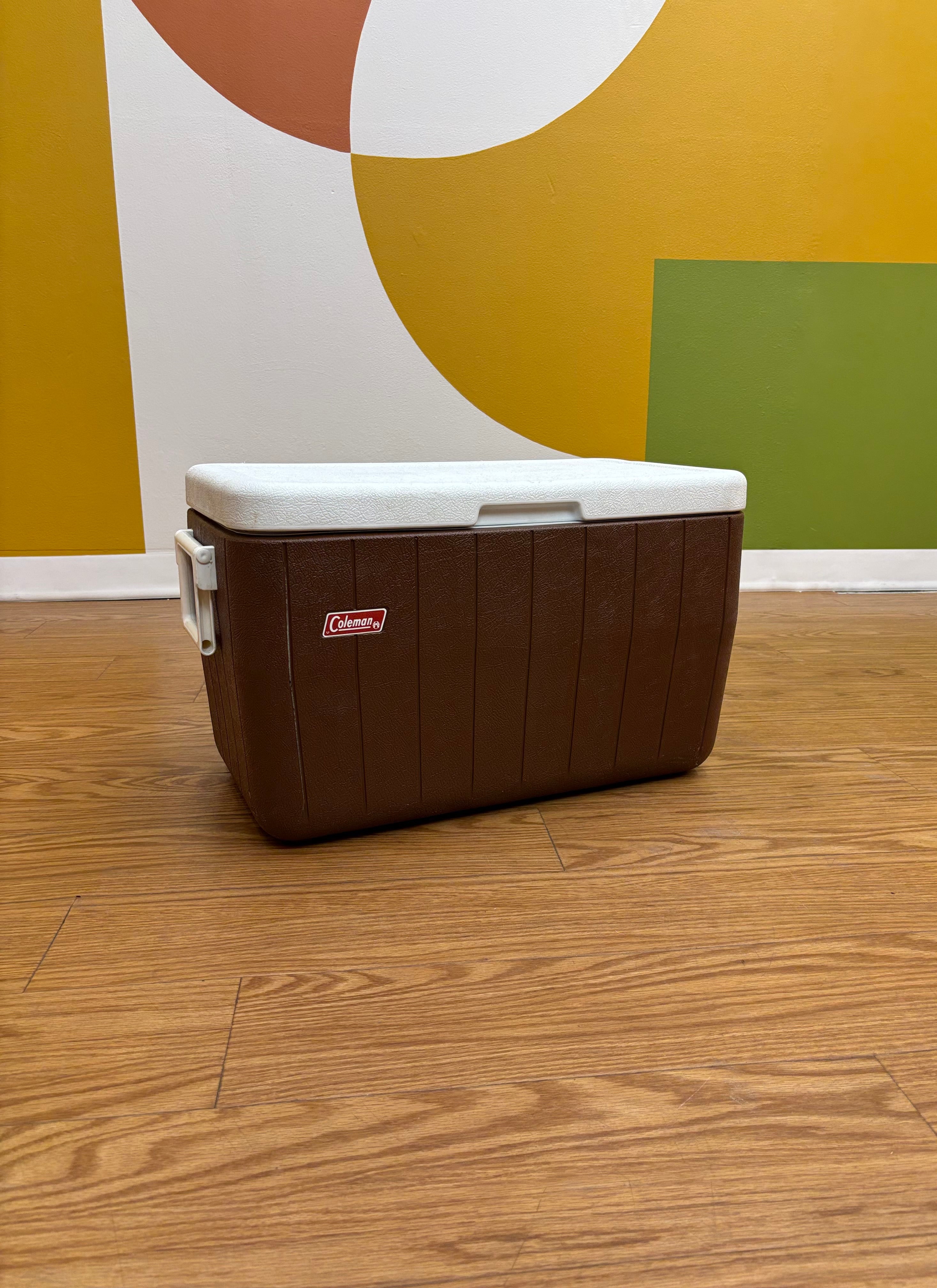 Brown Coleman Cooler