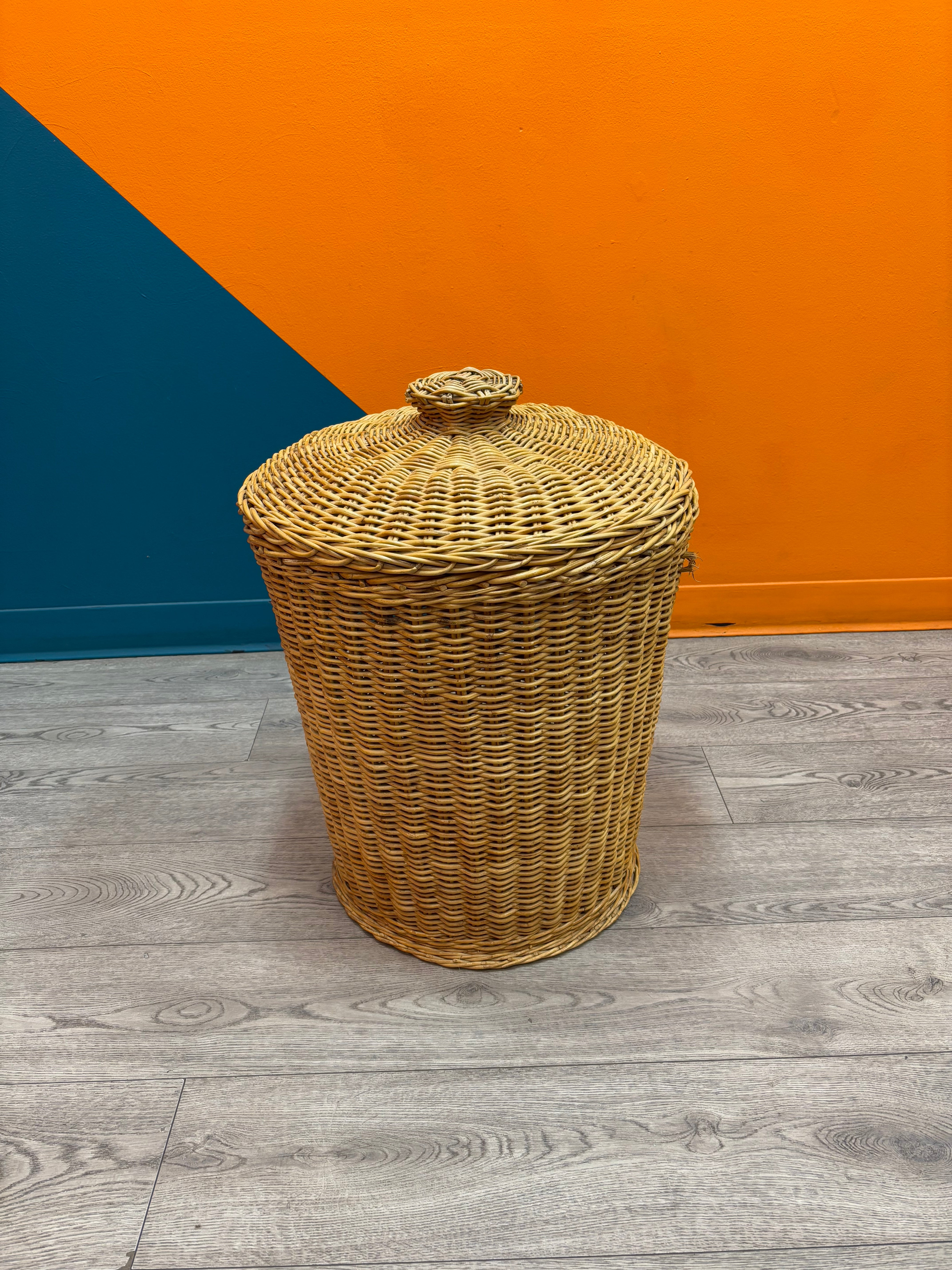 Wicker Laundry Basket
