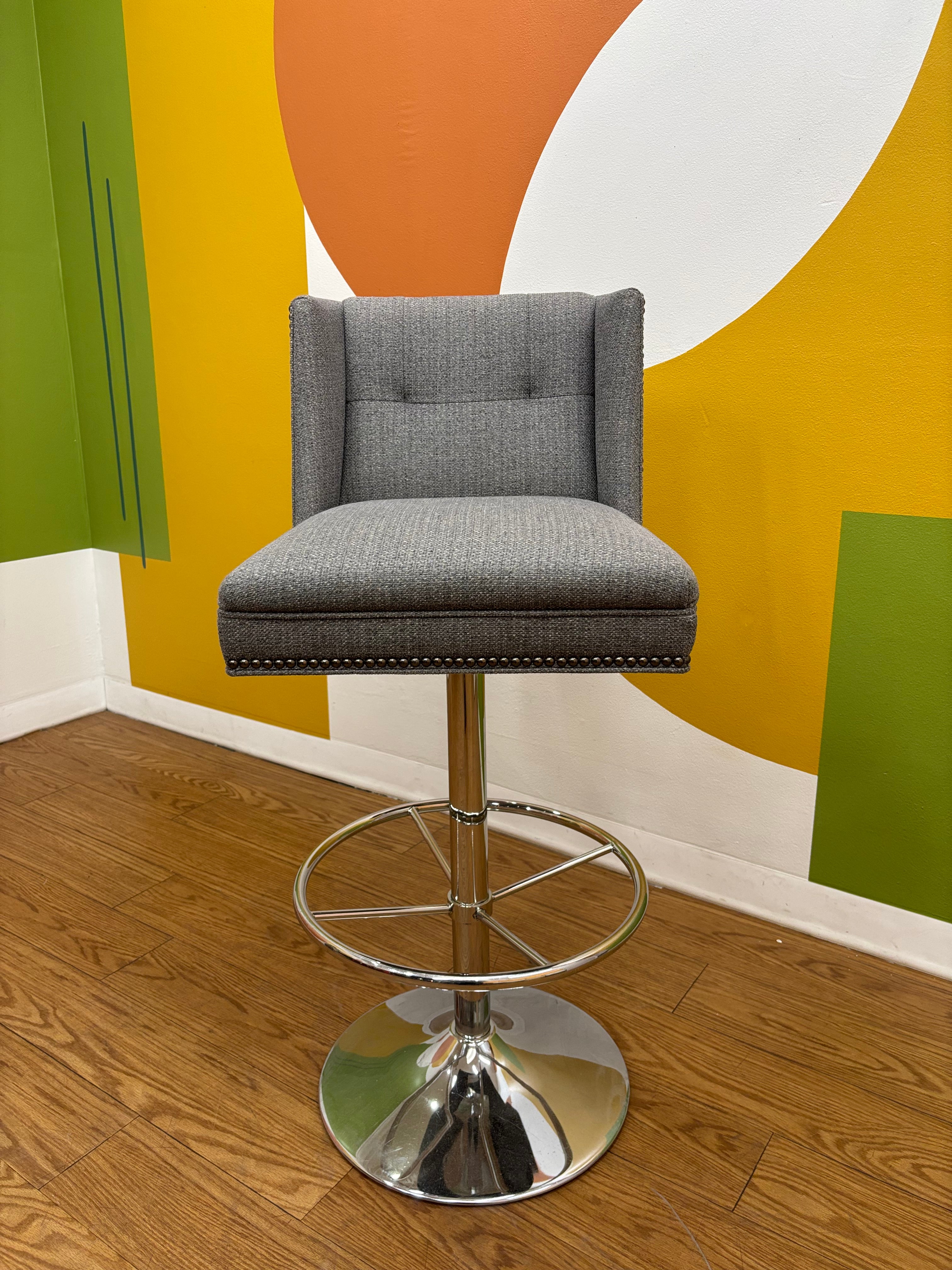 Fabric Barstool