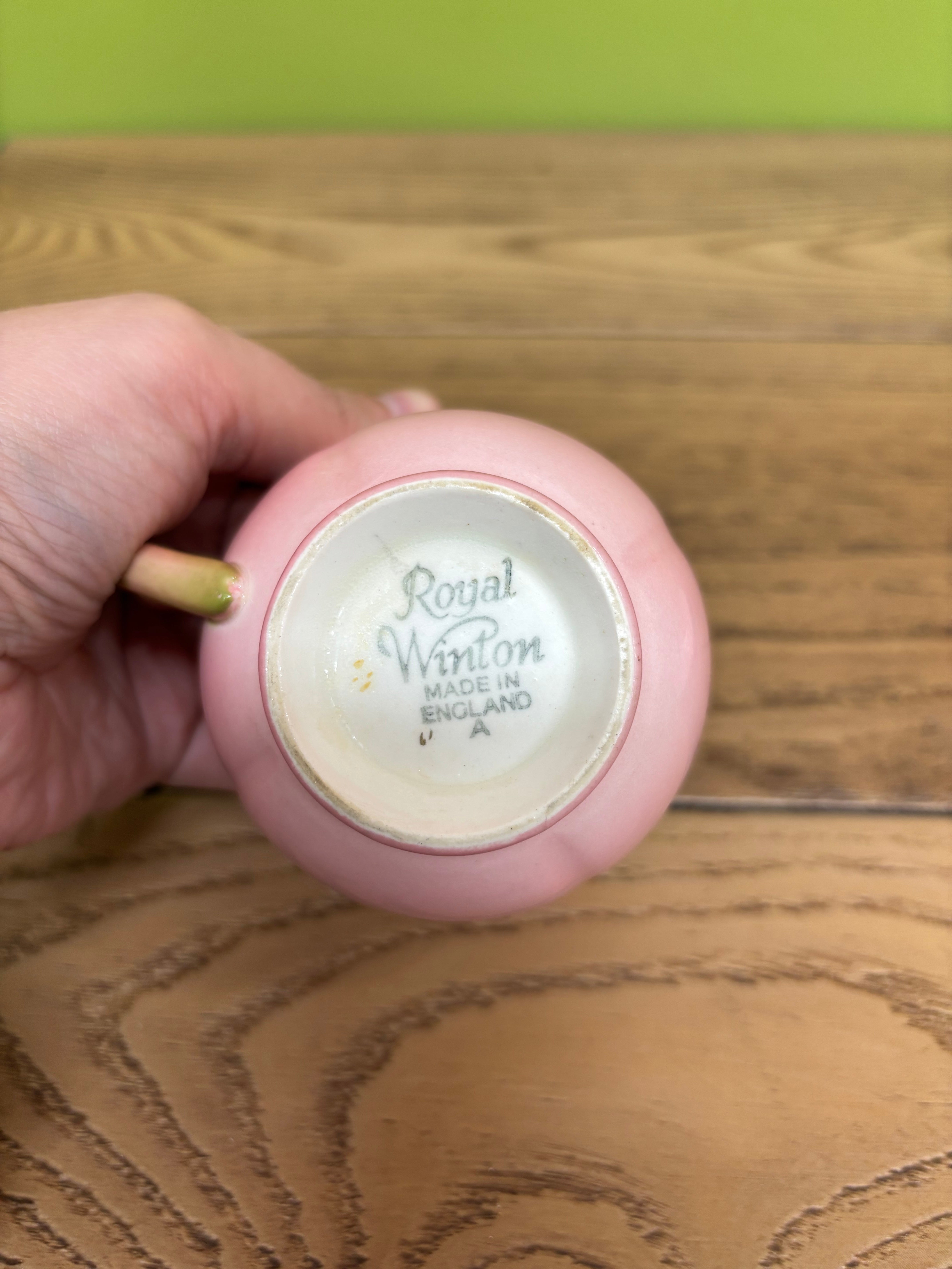 Royal Winton Grimwades Pink Tennis Set