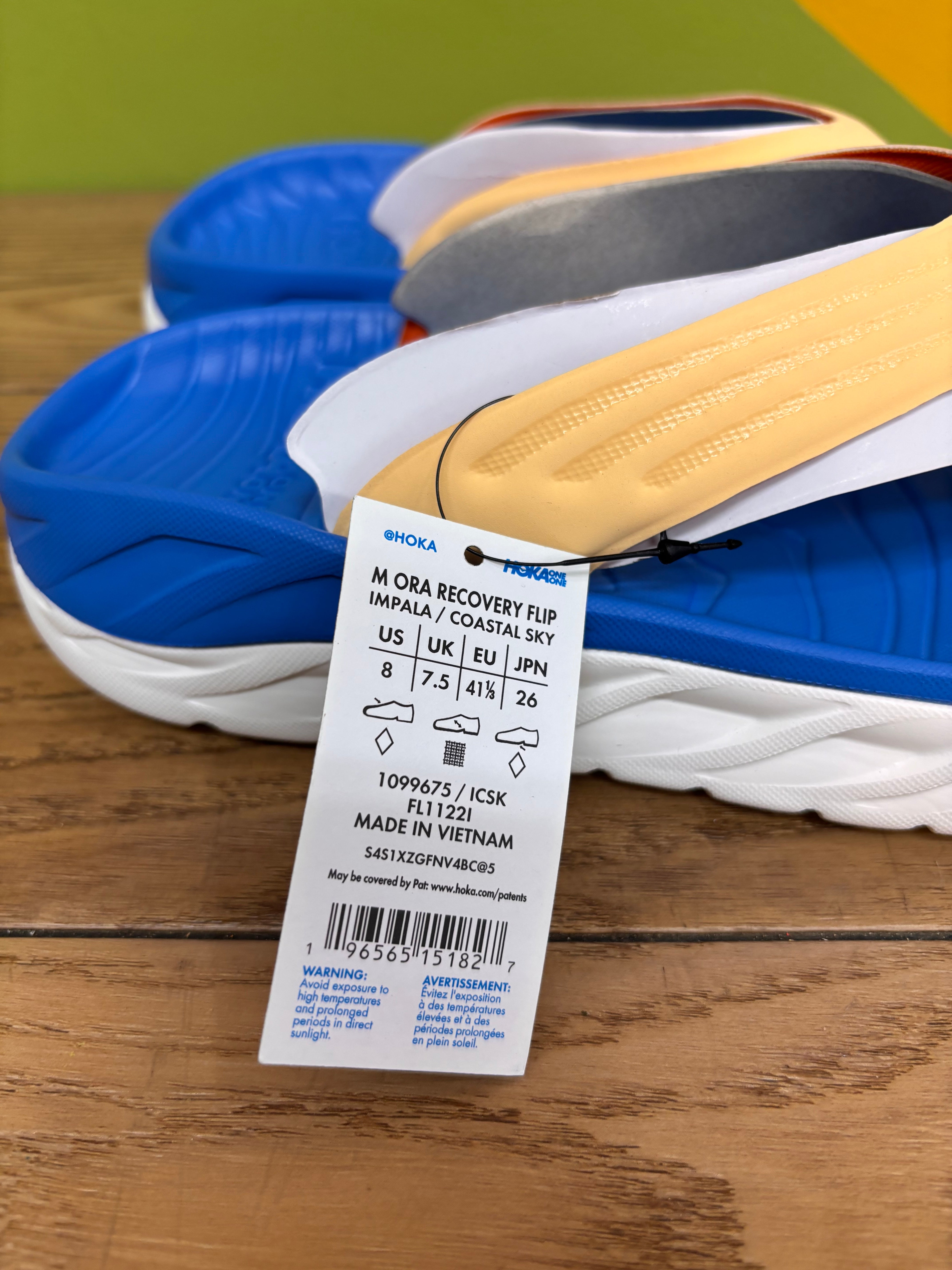 HOKA Ora Recovery Flip Flop (Men Size 8) NEW
