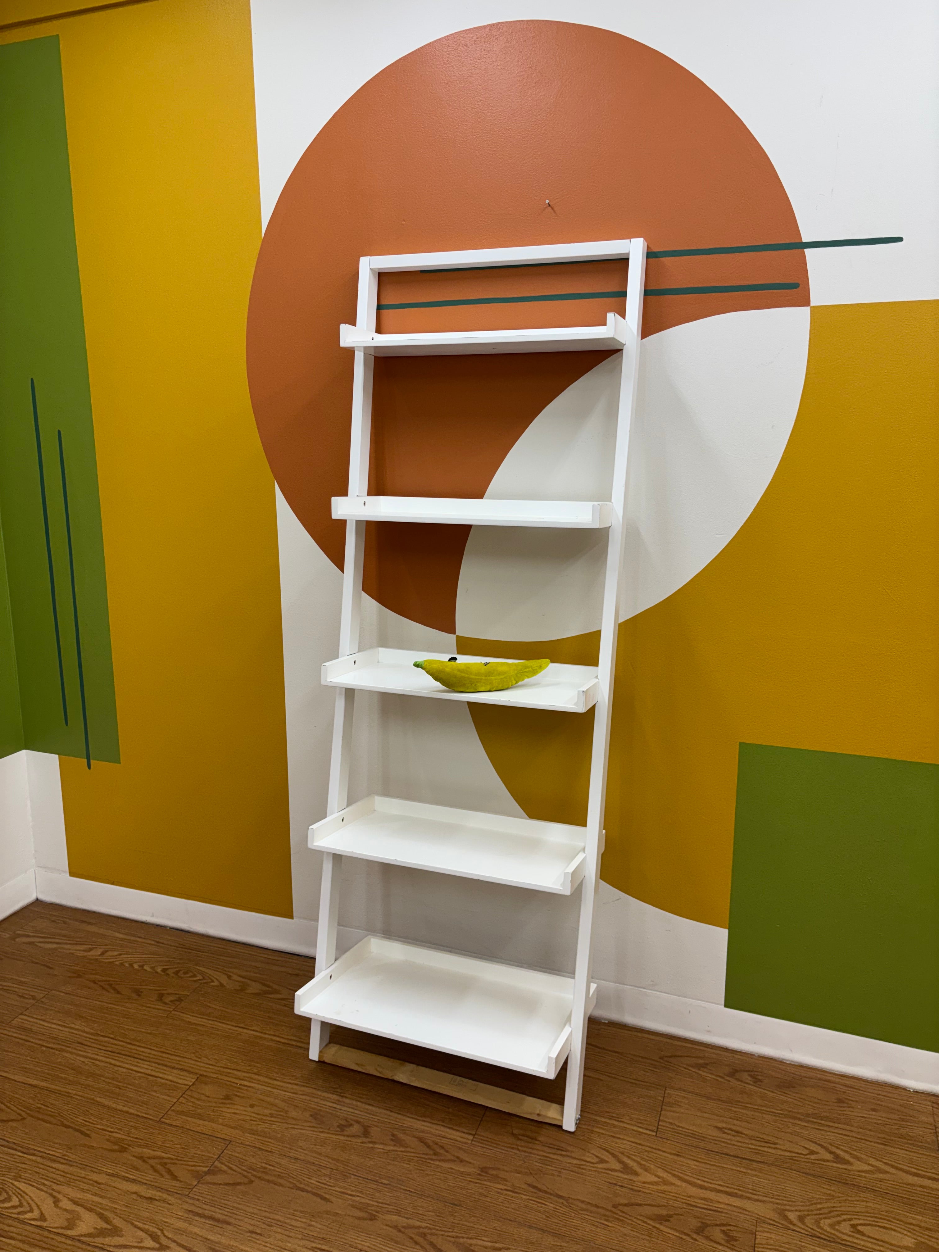 5 Tier Leaning Wall Shelf