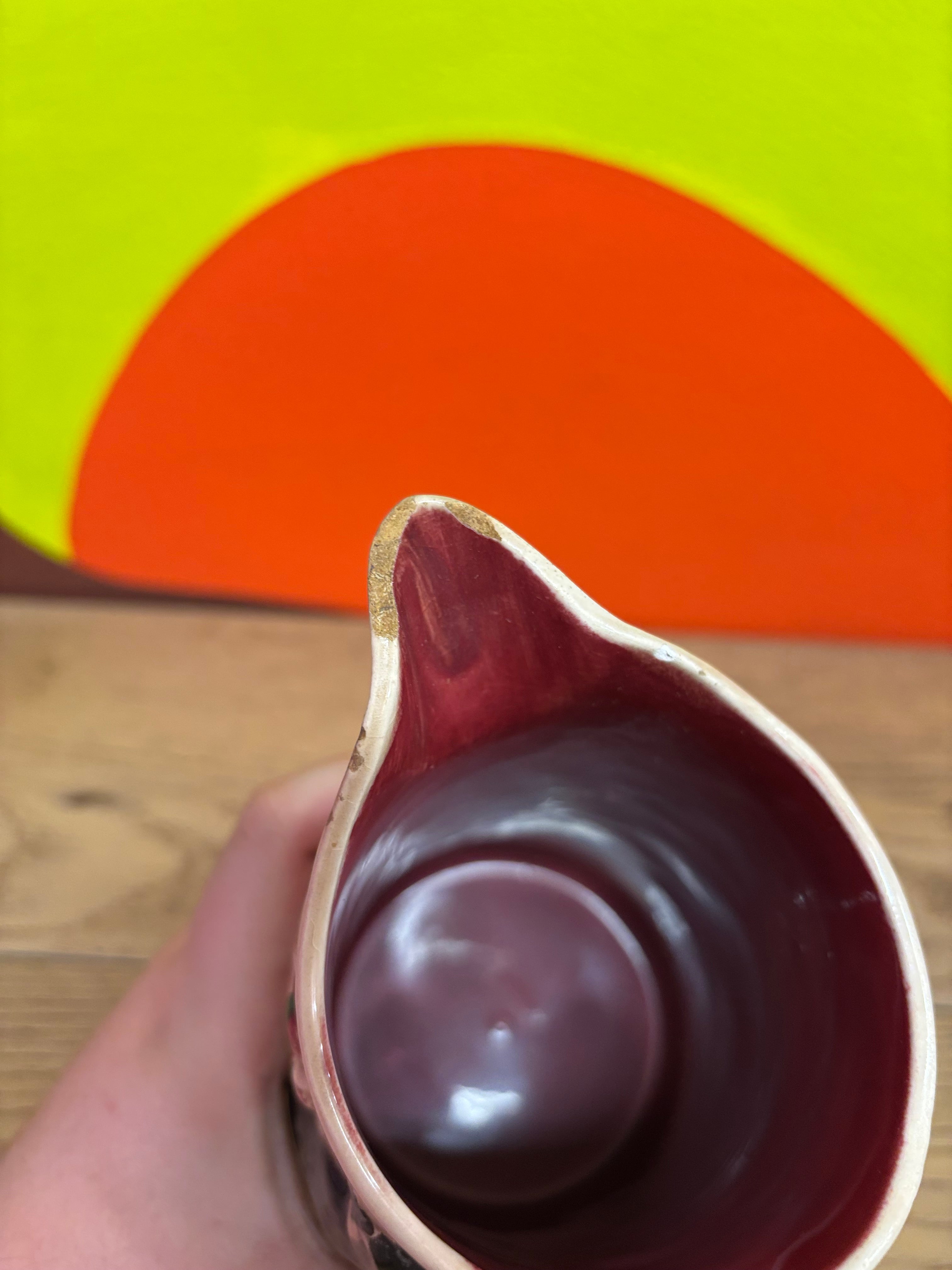 Majolica Pitcher by Choisy le Roi