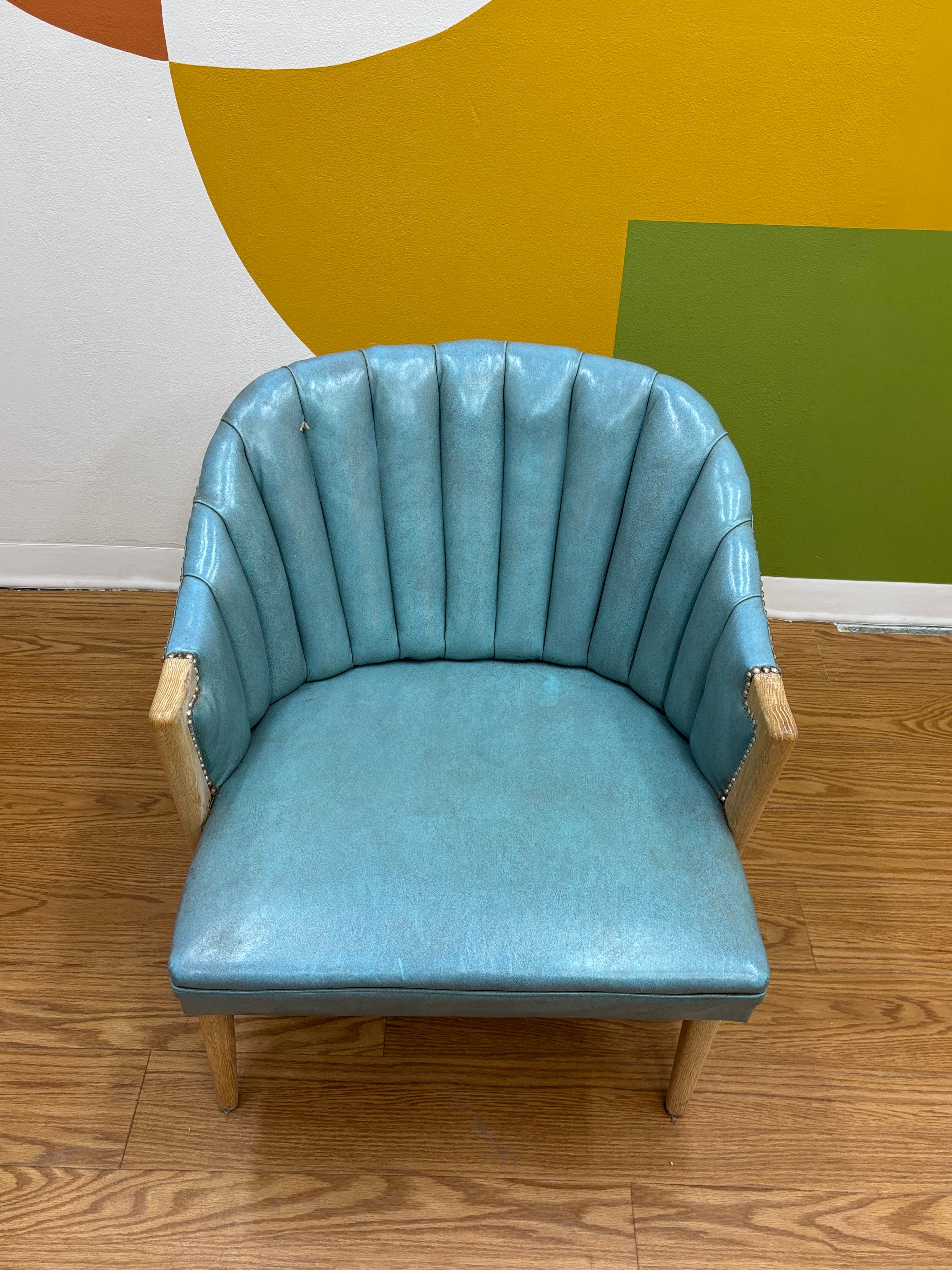 Blue Accent Armchair