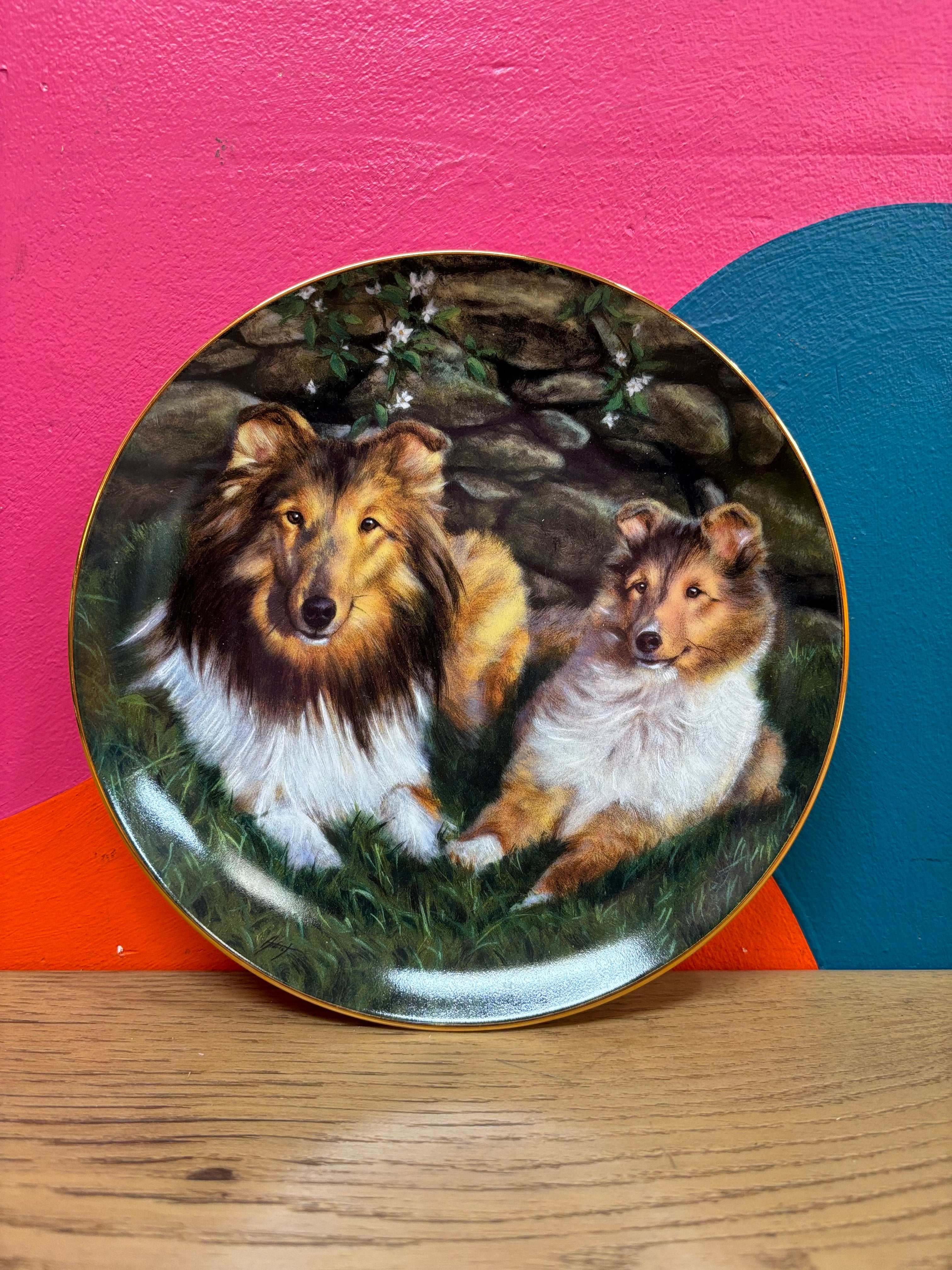 Danbury Mint Decorative Plate - Leisure Time