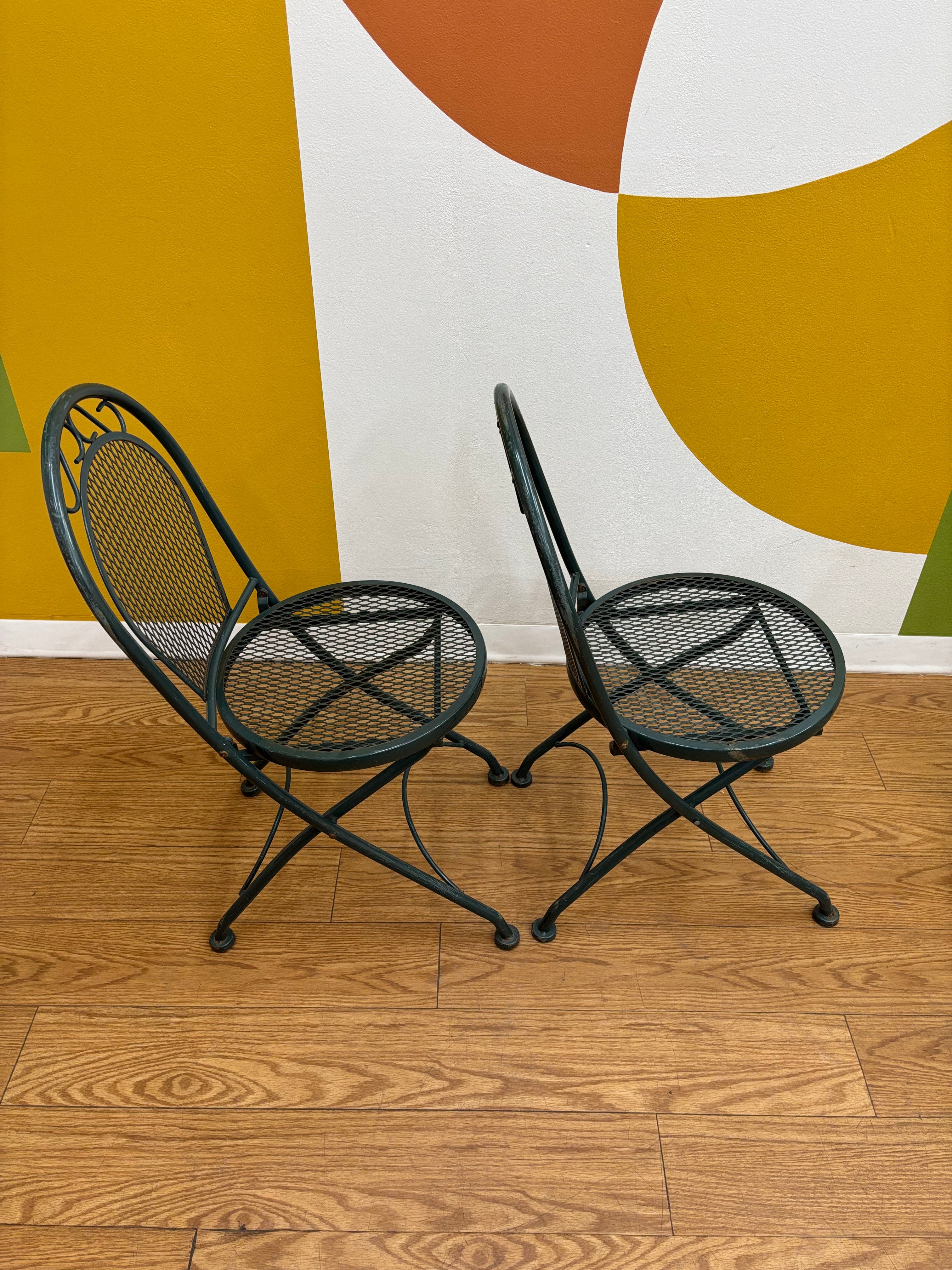 3 Piece Green Bistro Set