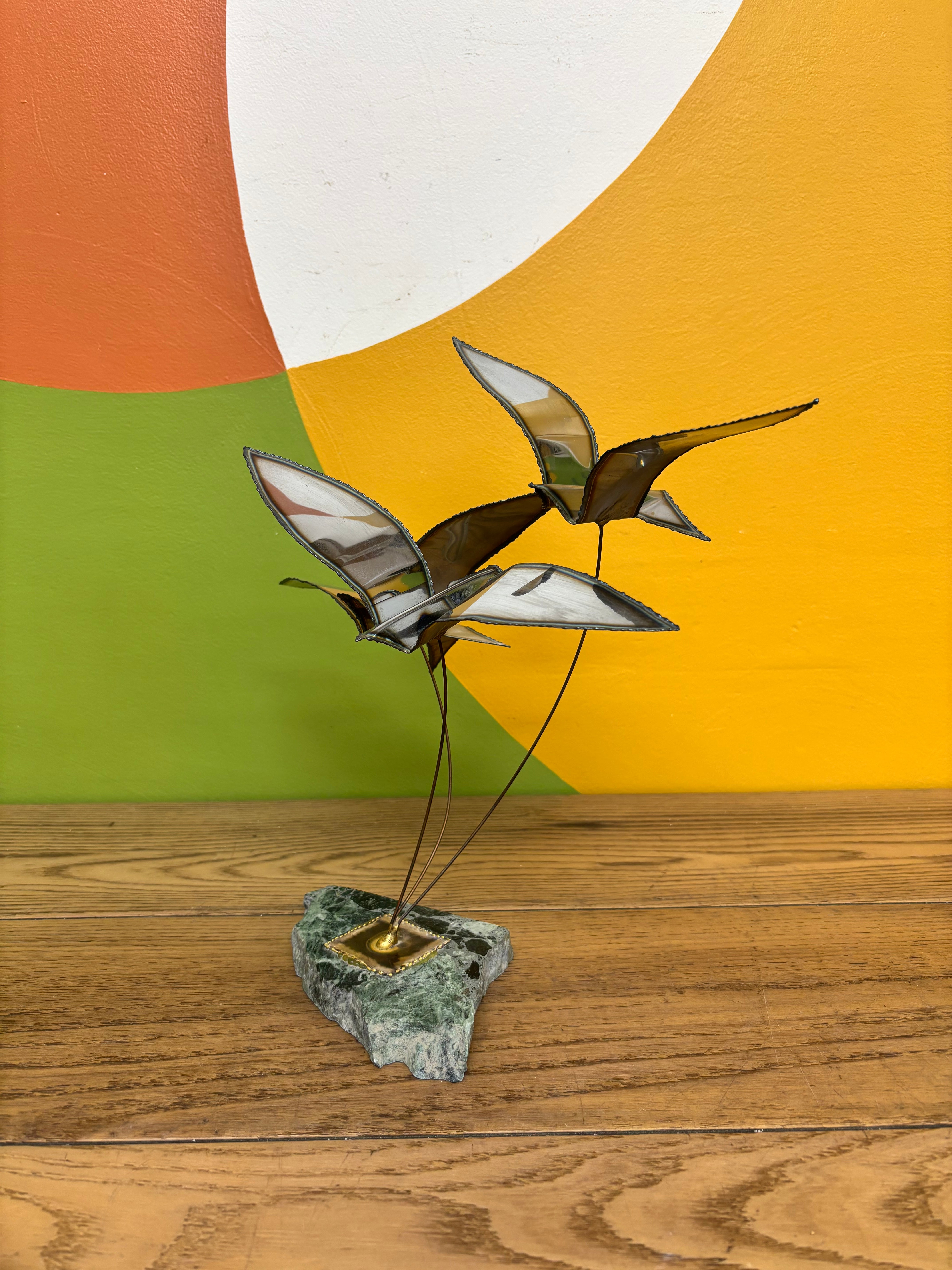 Metal Bird Sculpture