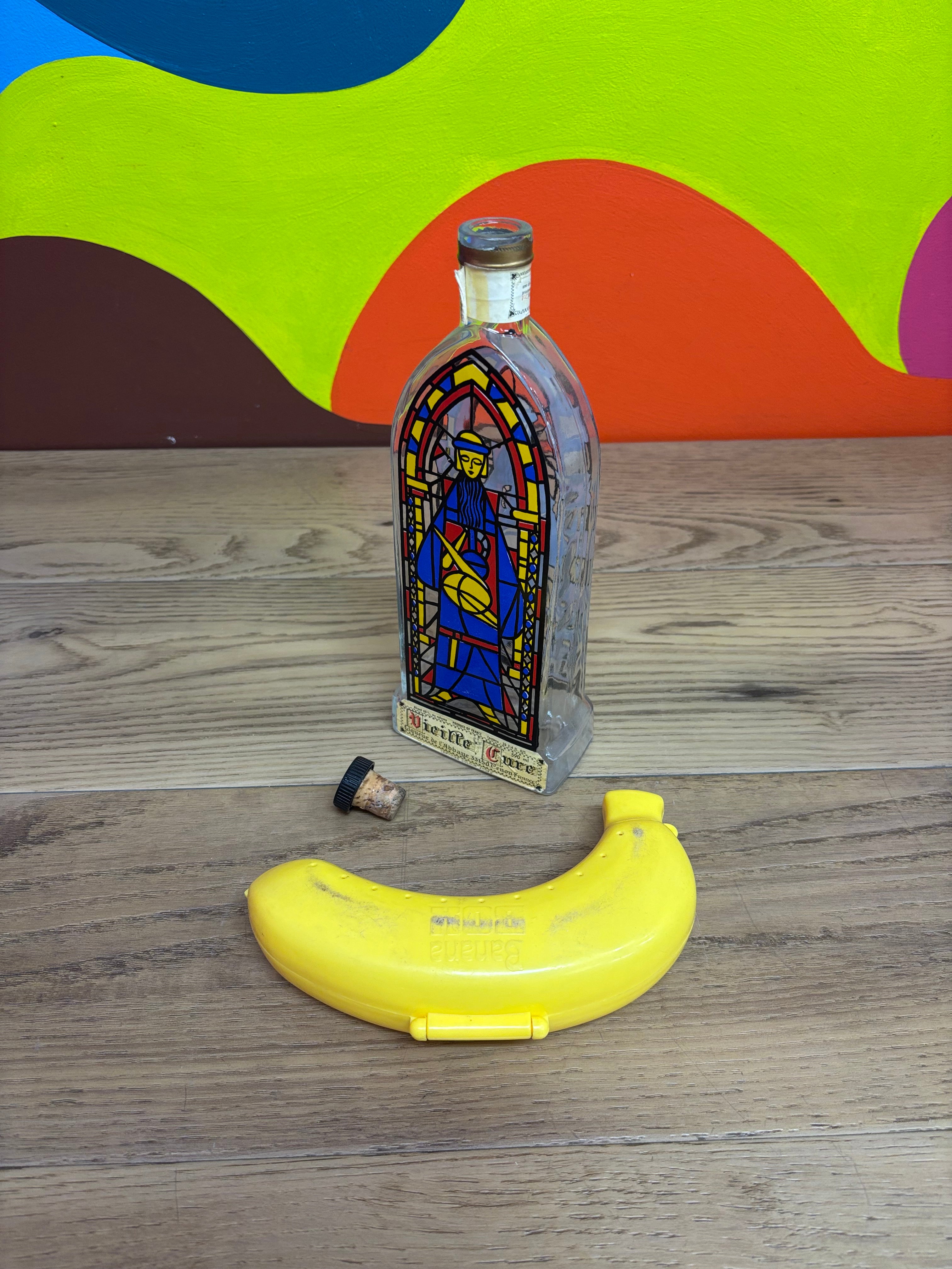 Glass Bottle of Vieille Cure Liqueur