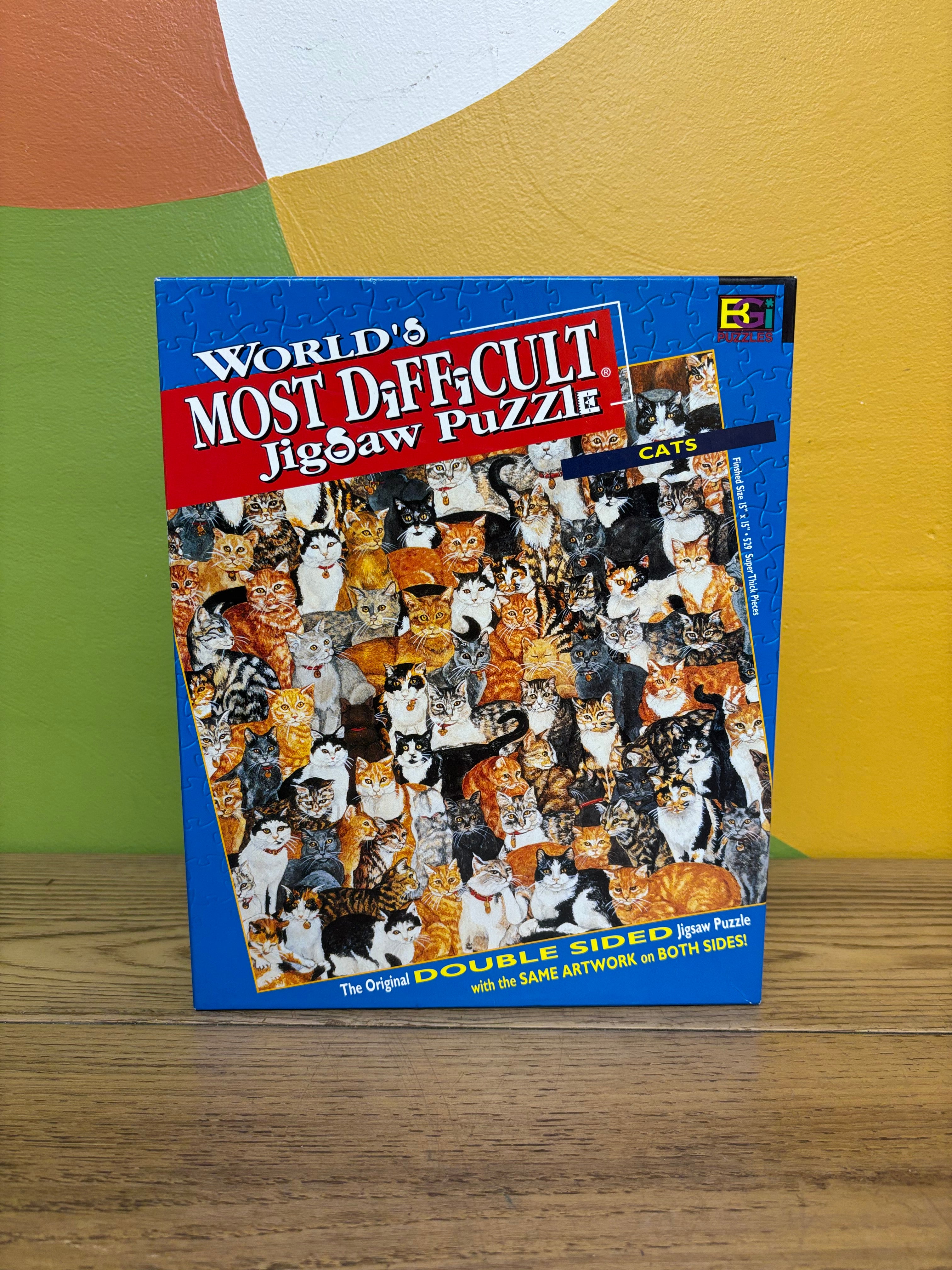 Worlds Most Difficult Jigsaw Puzzle: Cat Edition