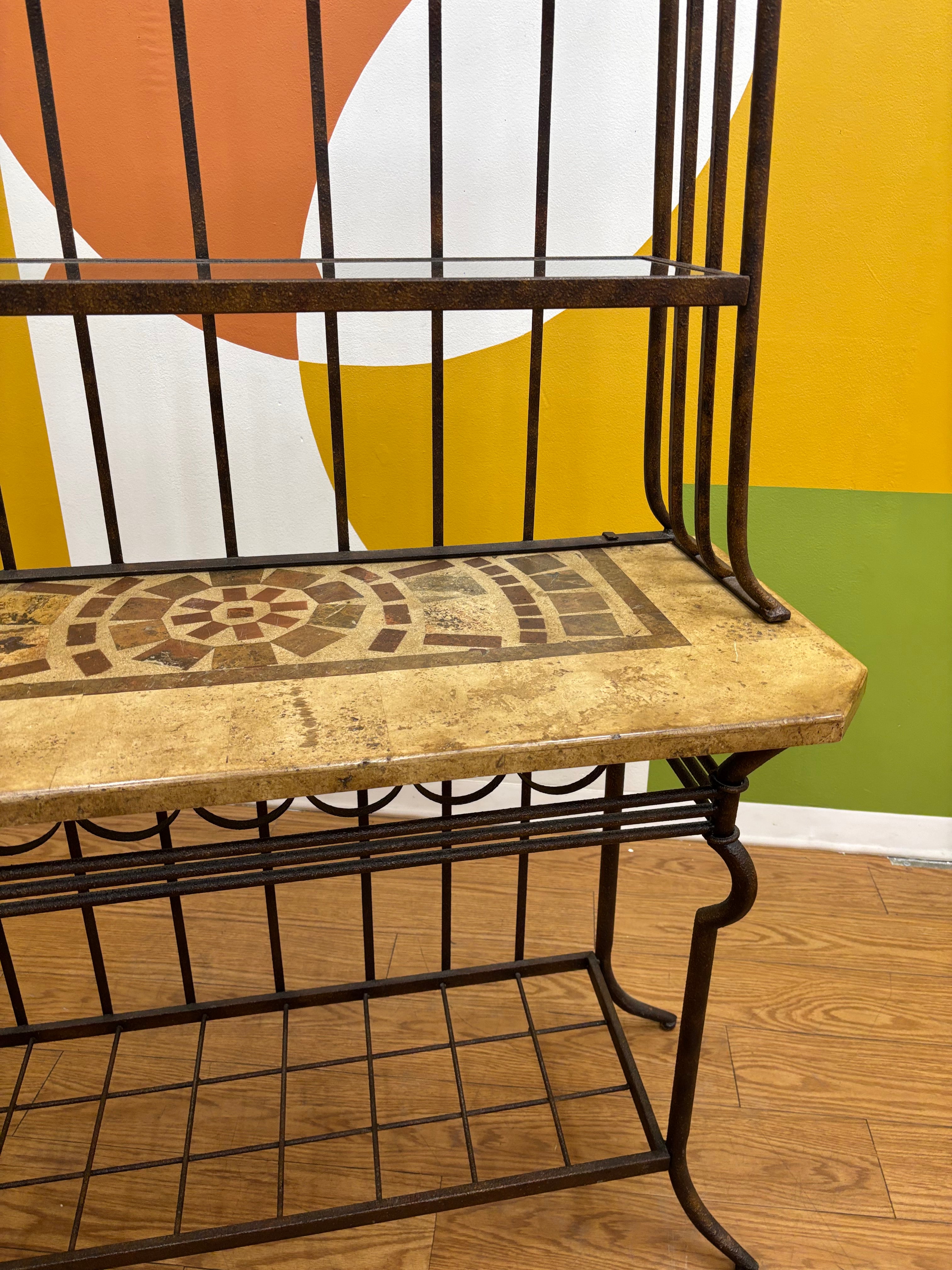 Wrought Iron Bakers Rack
