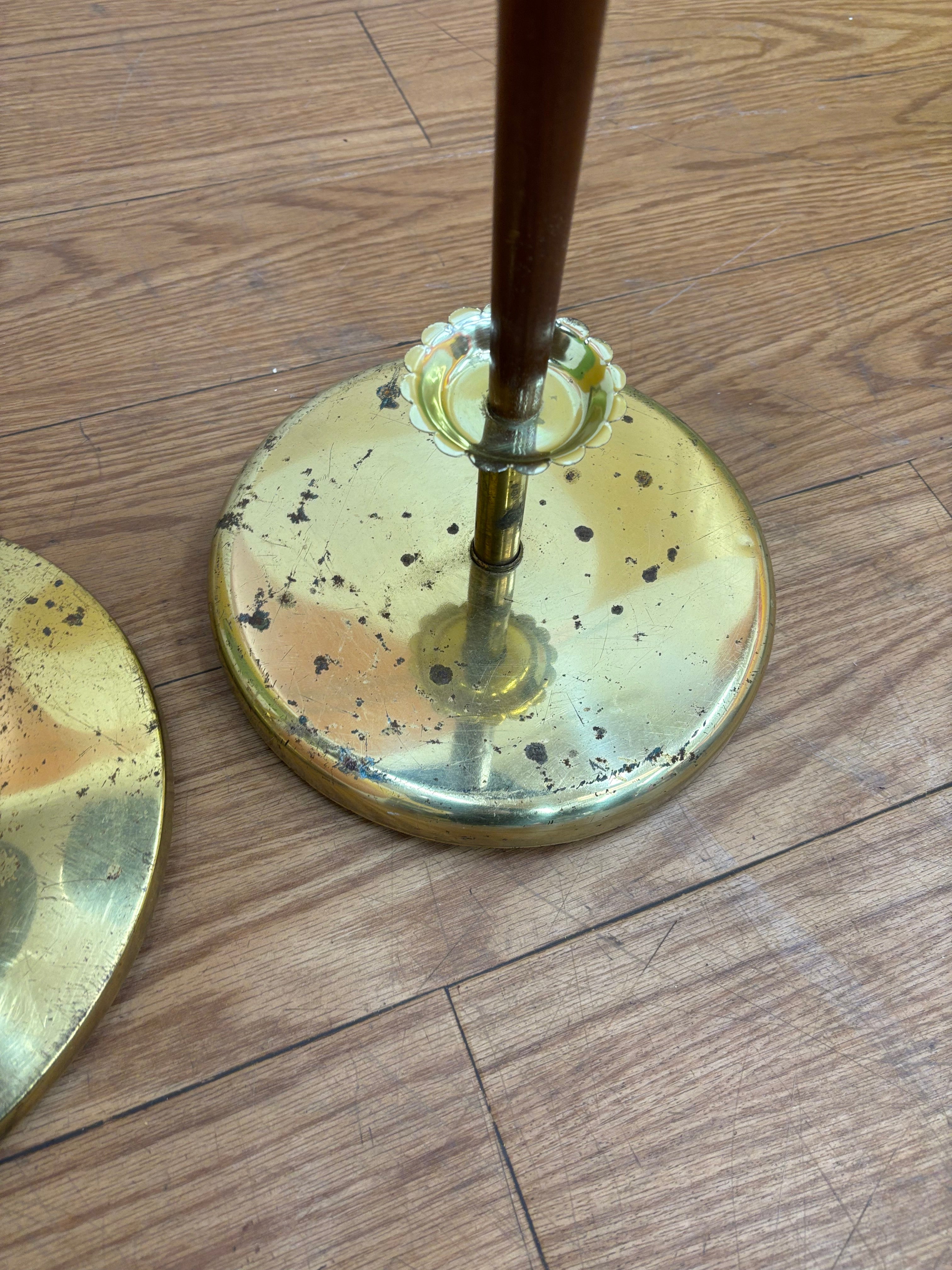 (2) Standing Ashtrays