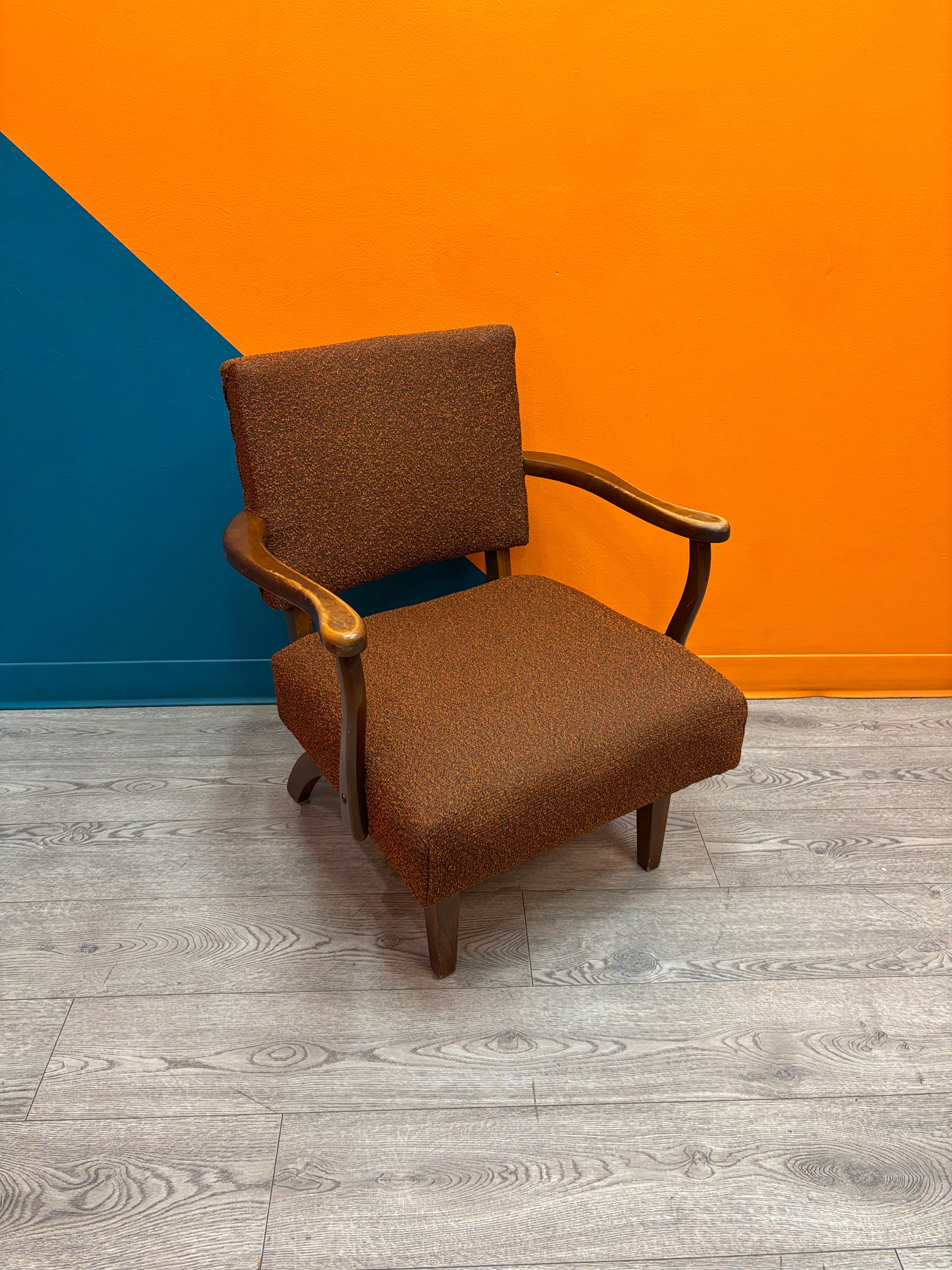 Burnt Orange Armchair