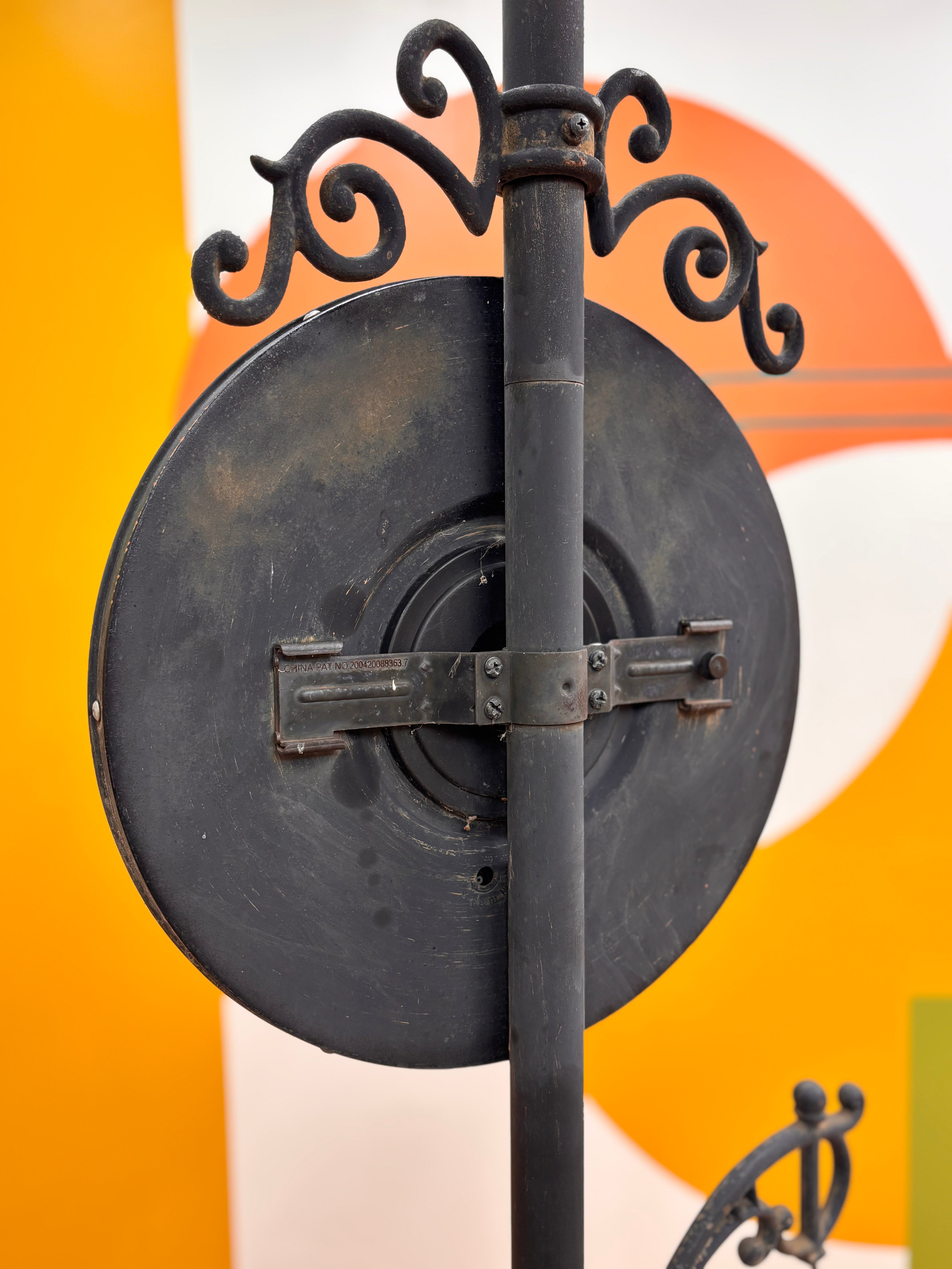 Cast Iron Floor Clock