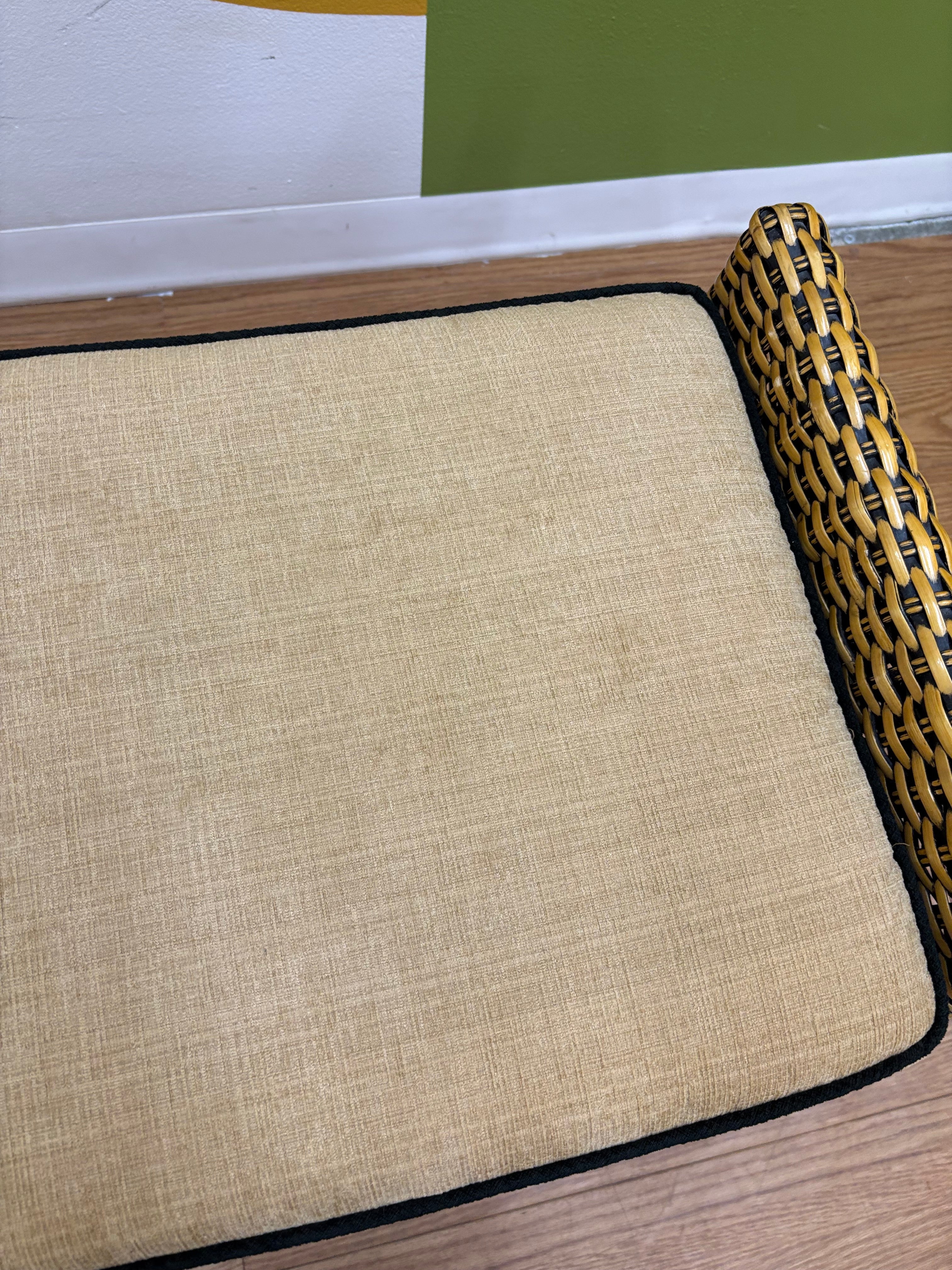 Wicker Ottoman