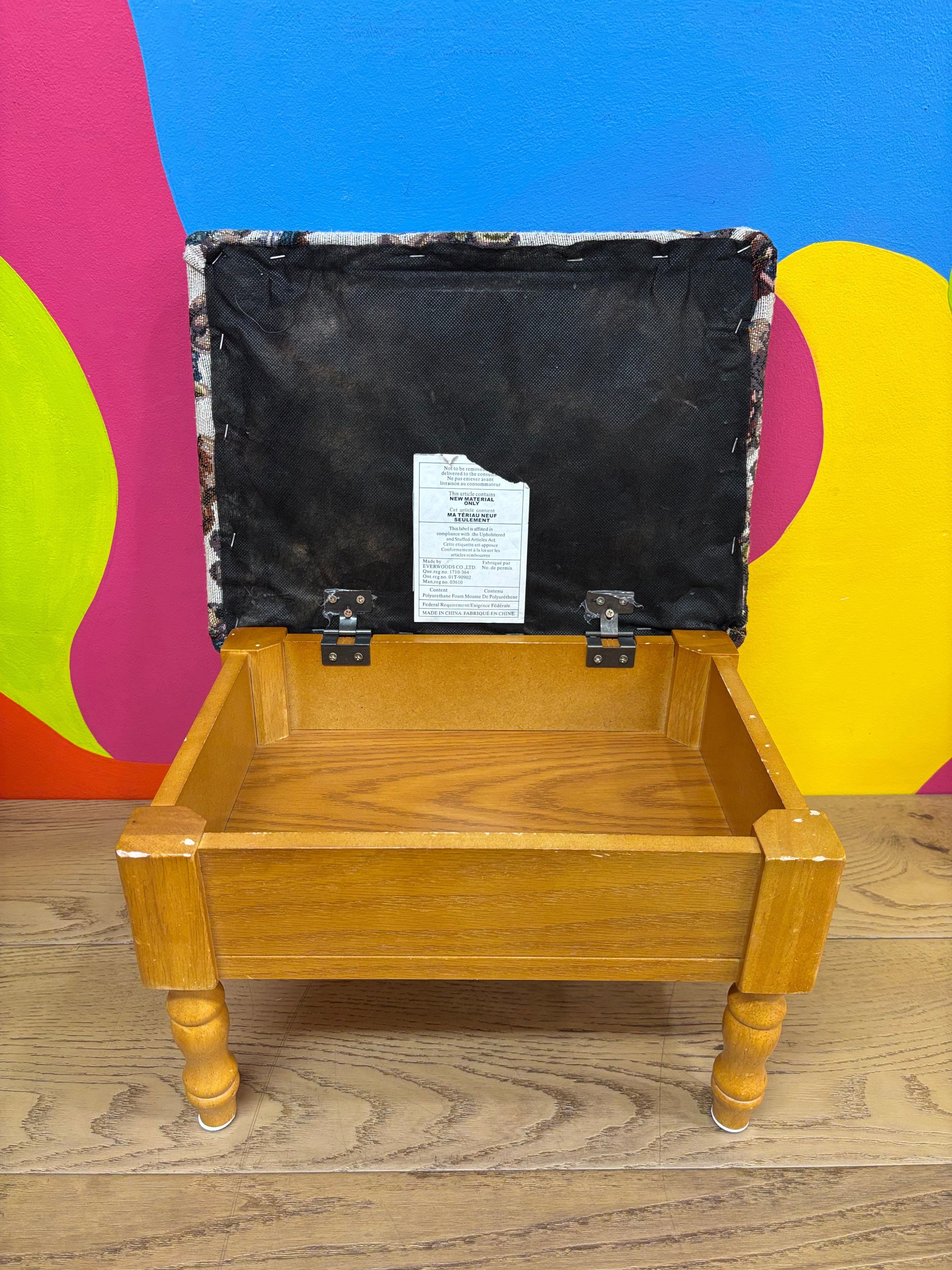 Teddy Bear Storage Stool