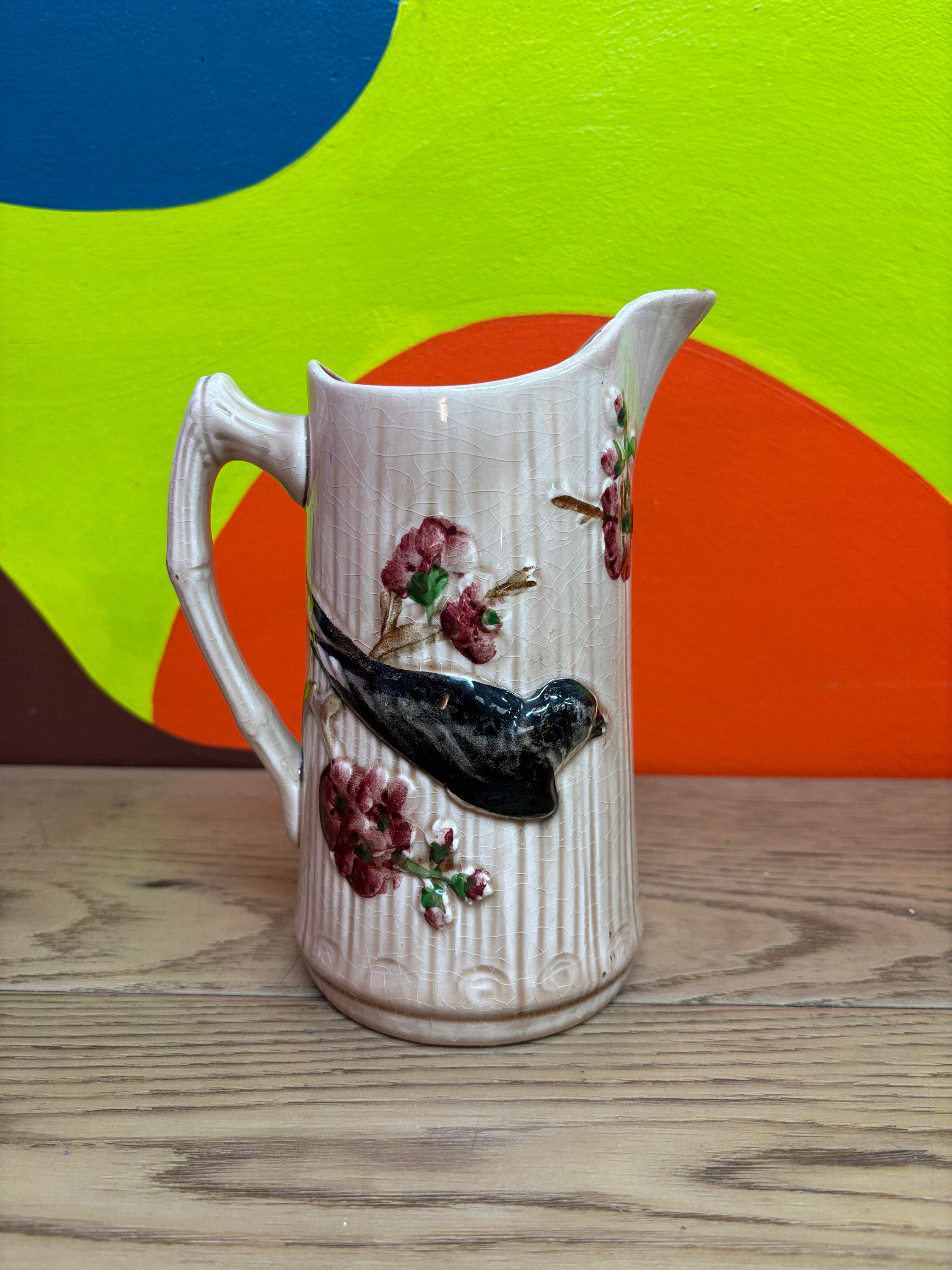 Majolica Pitcher by Choisy le Roi