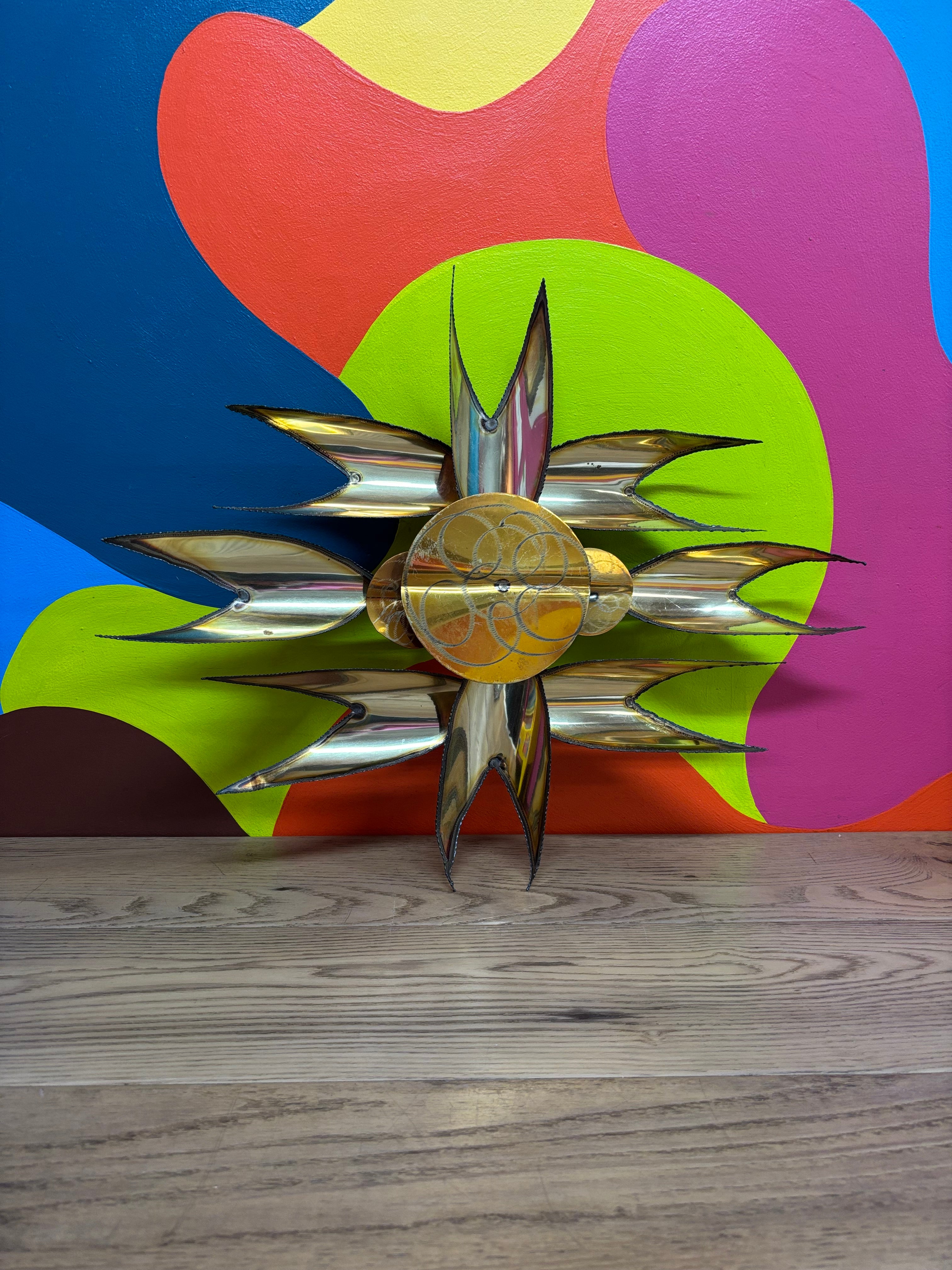 Metal Sunburst Wall Art #2