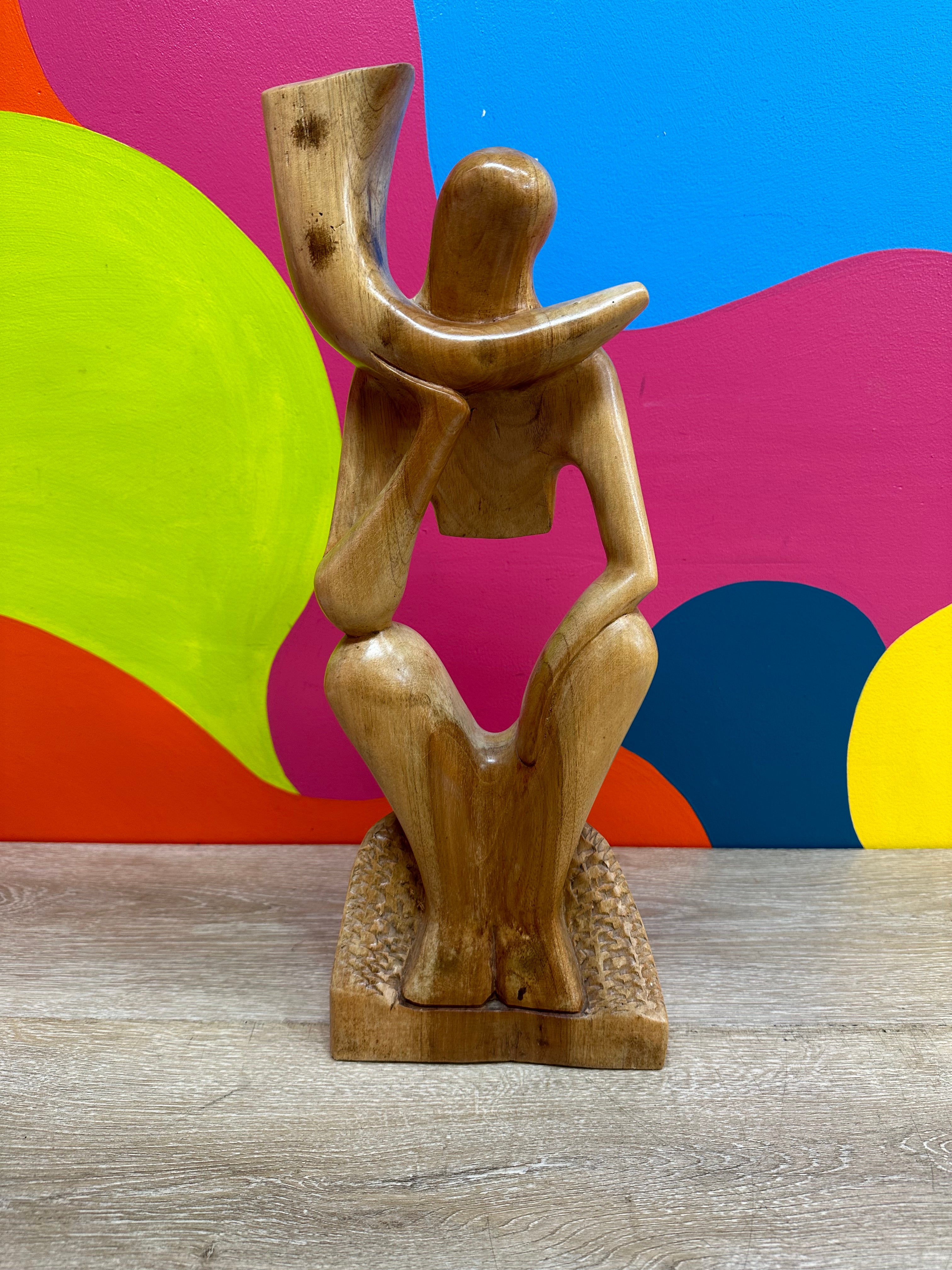 Hand Carved Wooden Sculpture #2