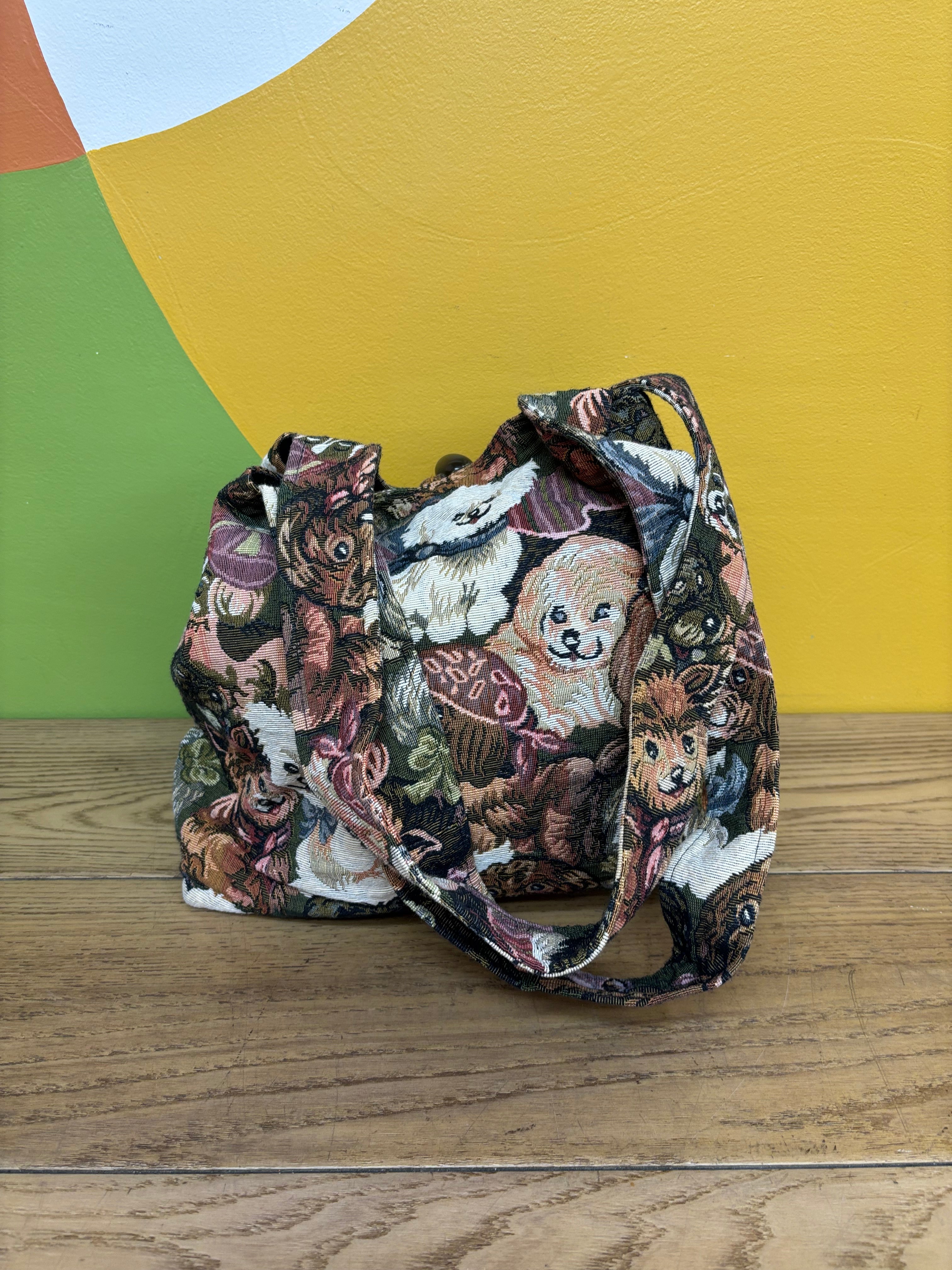 Dog Tapestry Bag