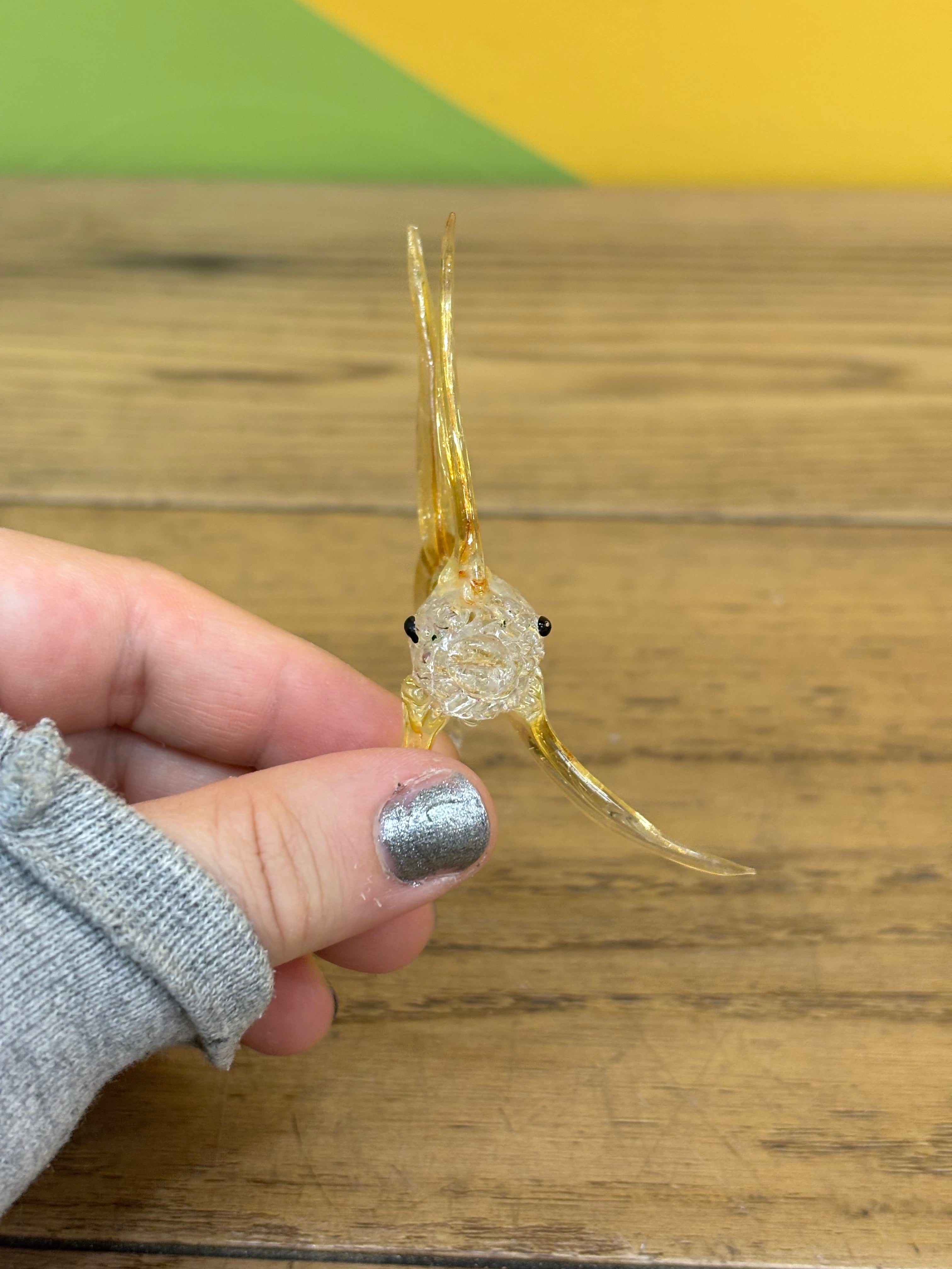 Small Hand Blown Glass Fish
