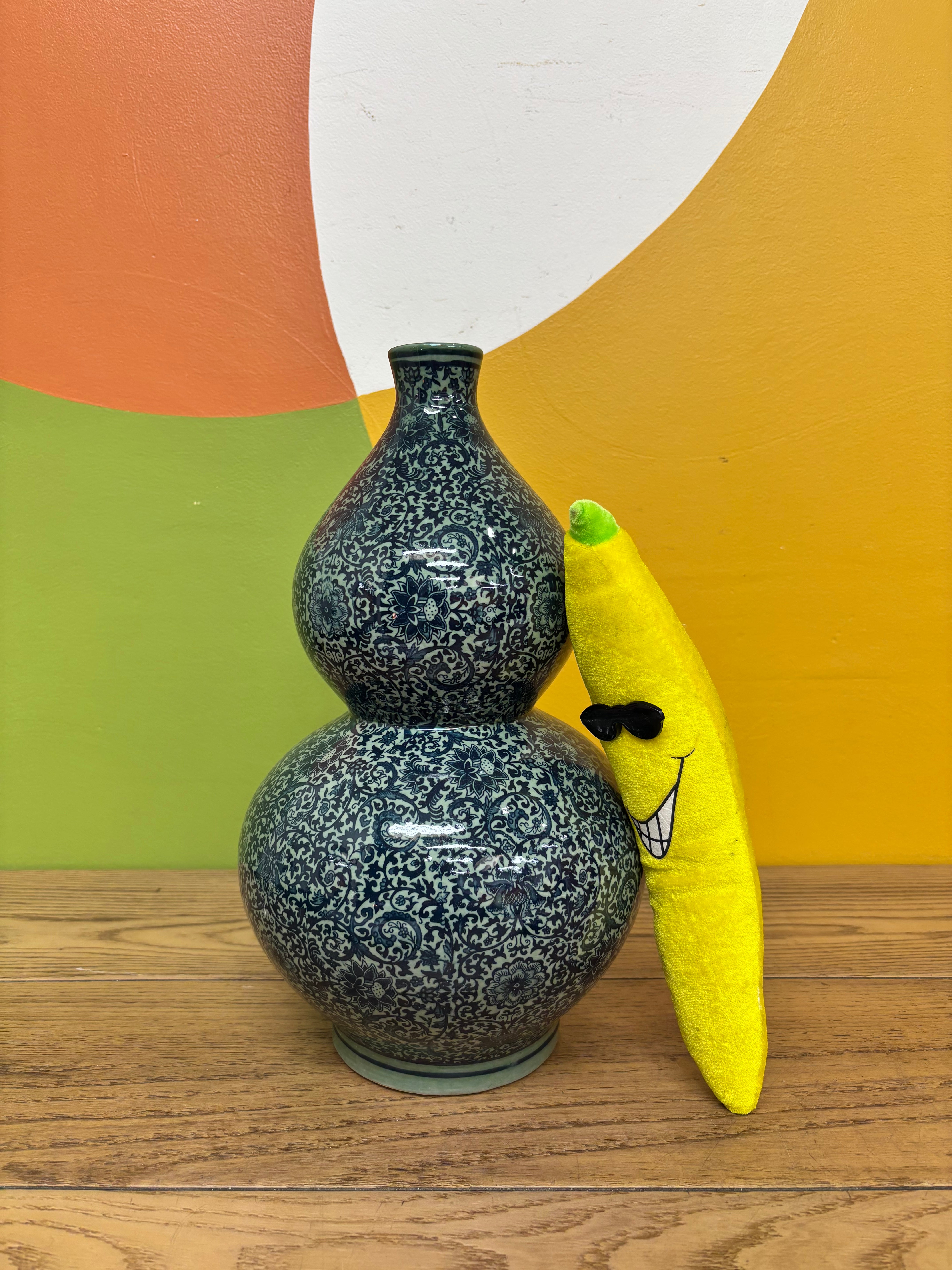 Large Floral Vase