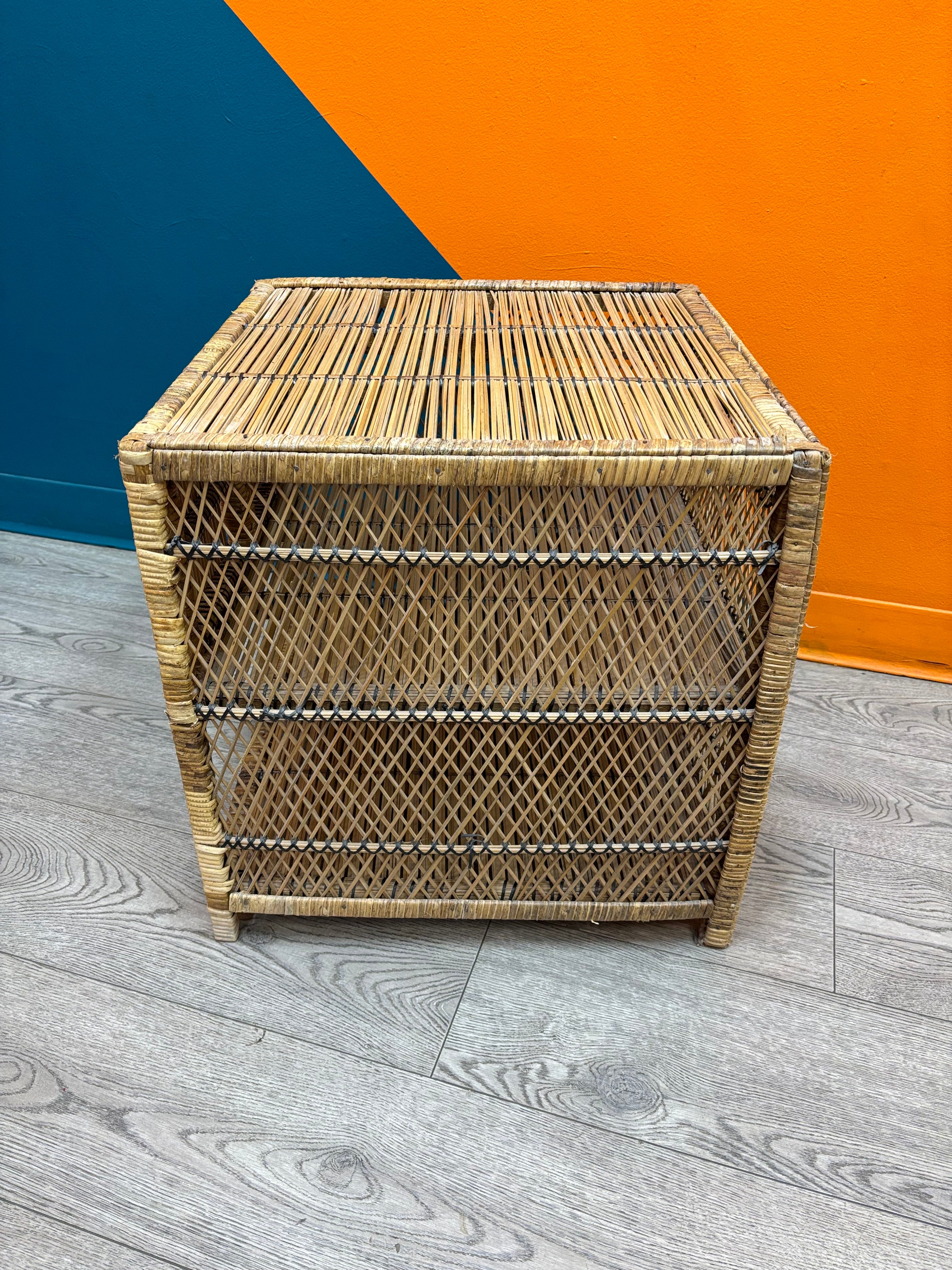 Wicker Nightstand