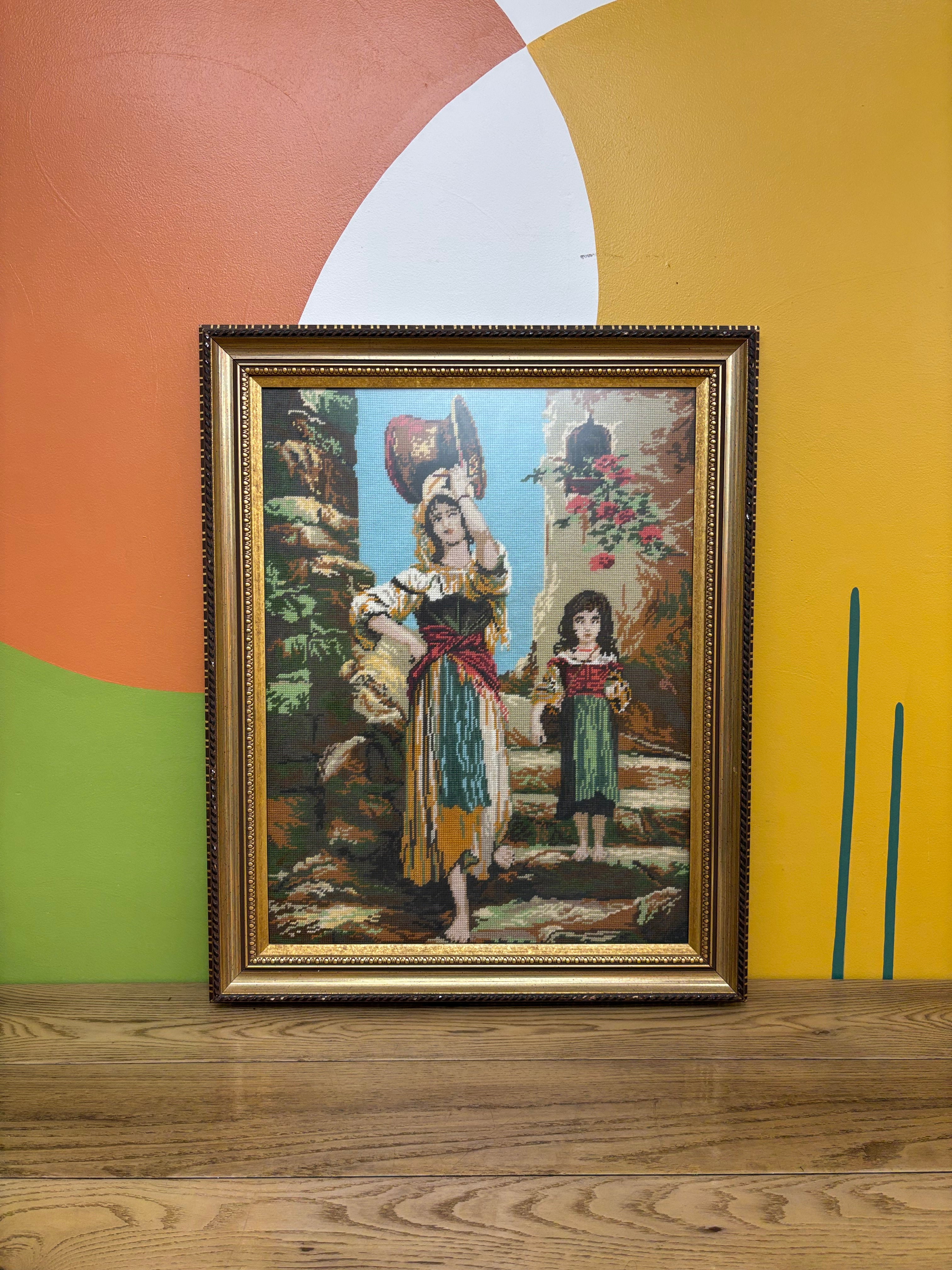 Water Carriers Needlepoint