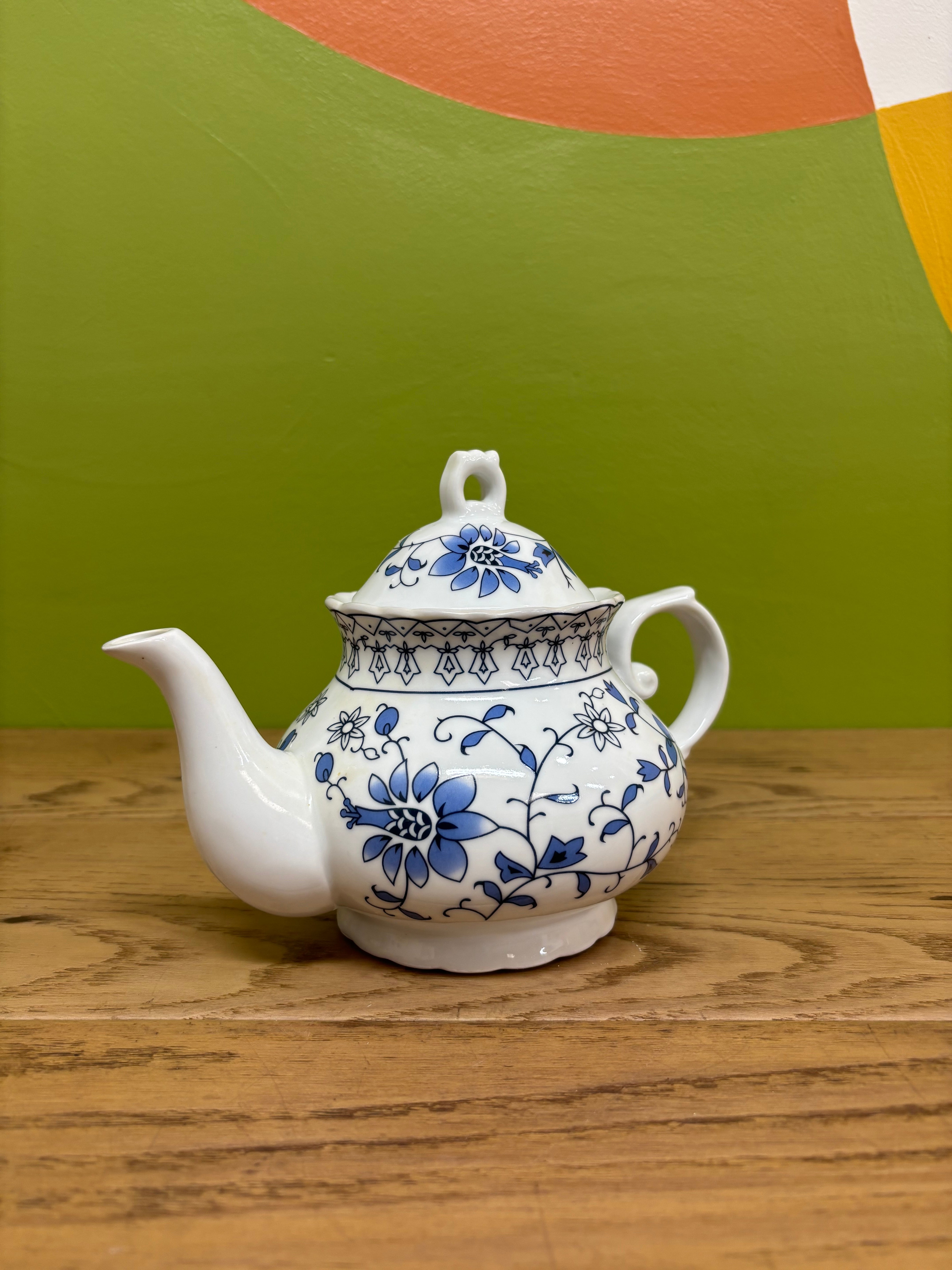 Blue and White Teapot