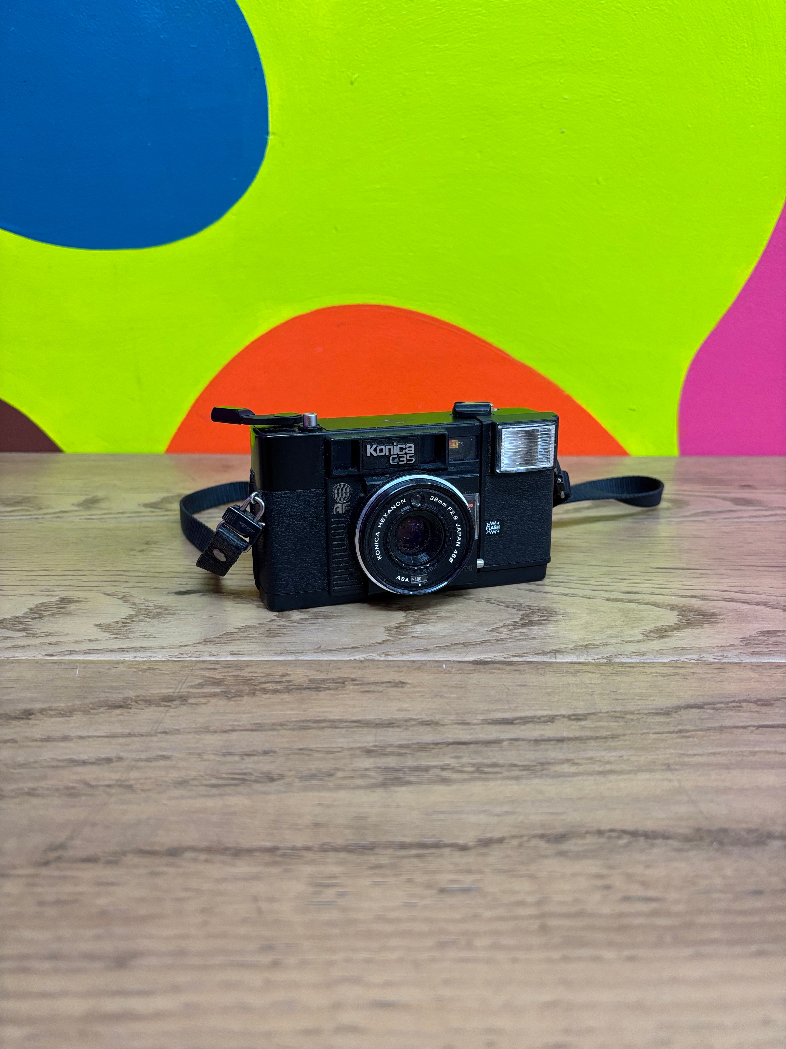 Konica C35 AF Point & Shoot Camera