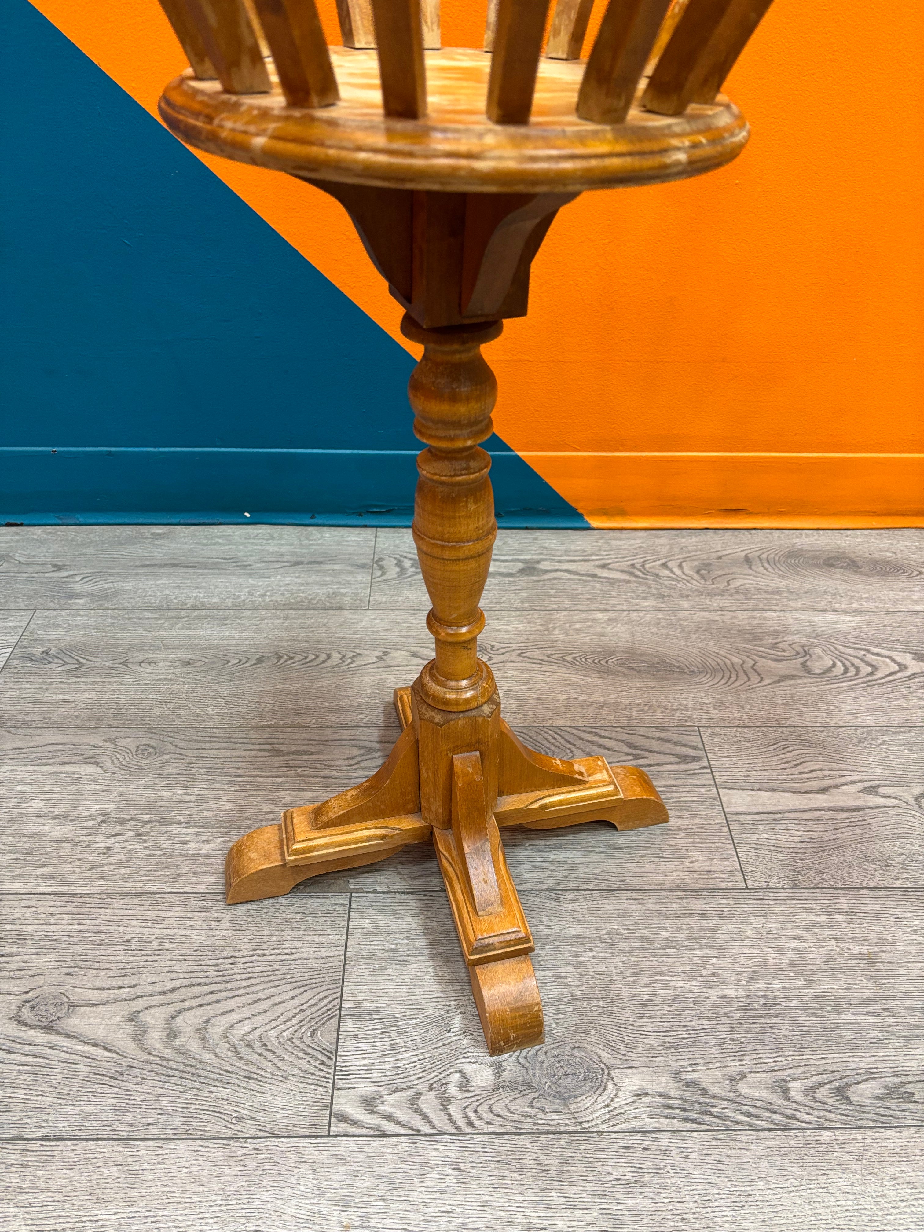 Wood Plant Stand
