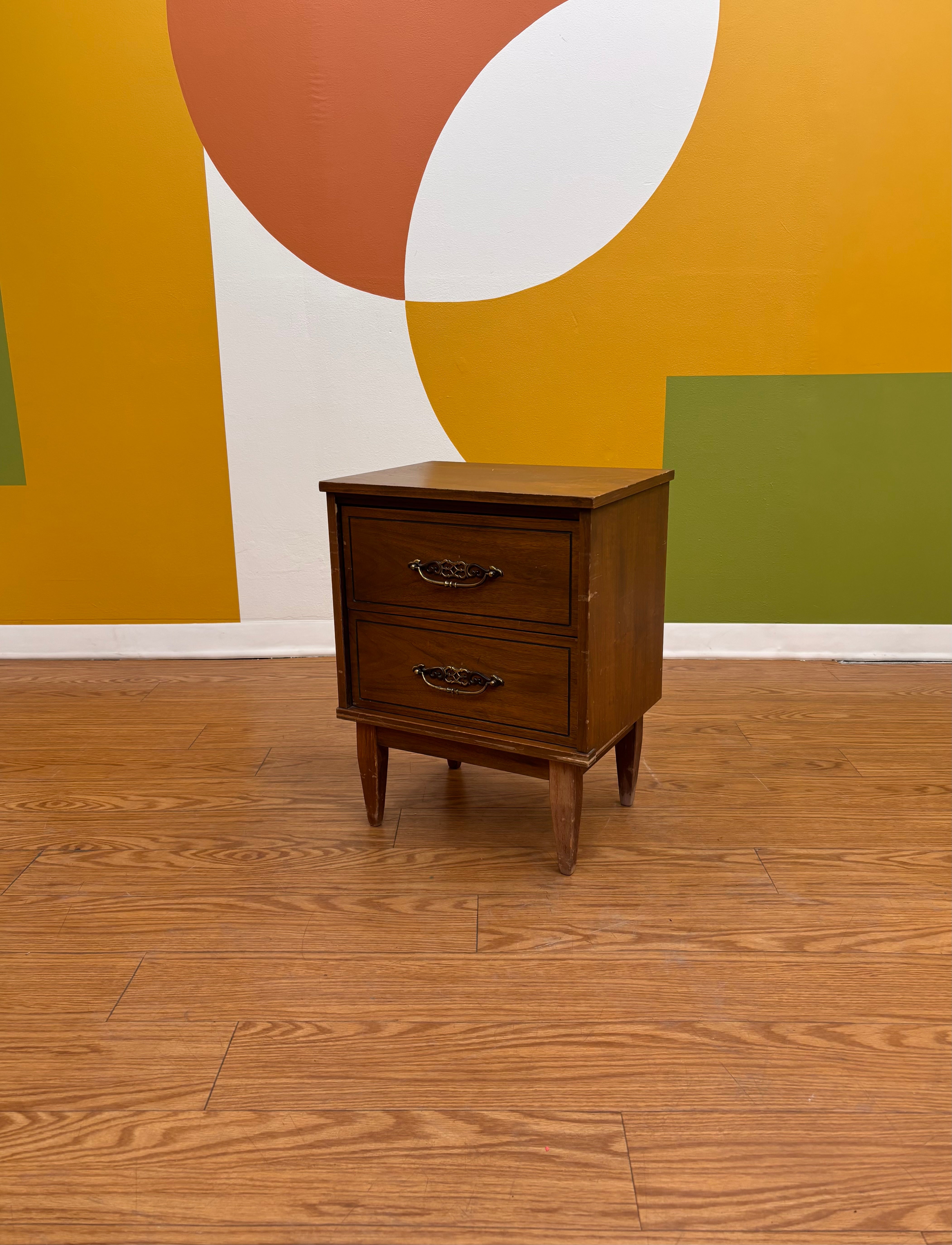 Wood Nightstand