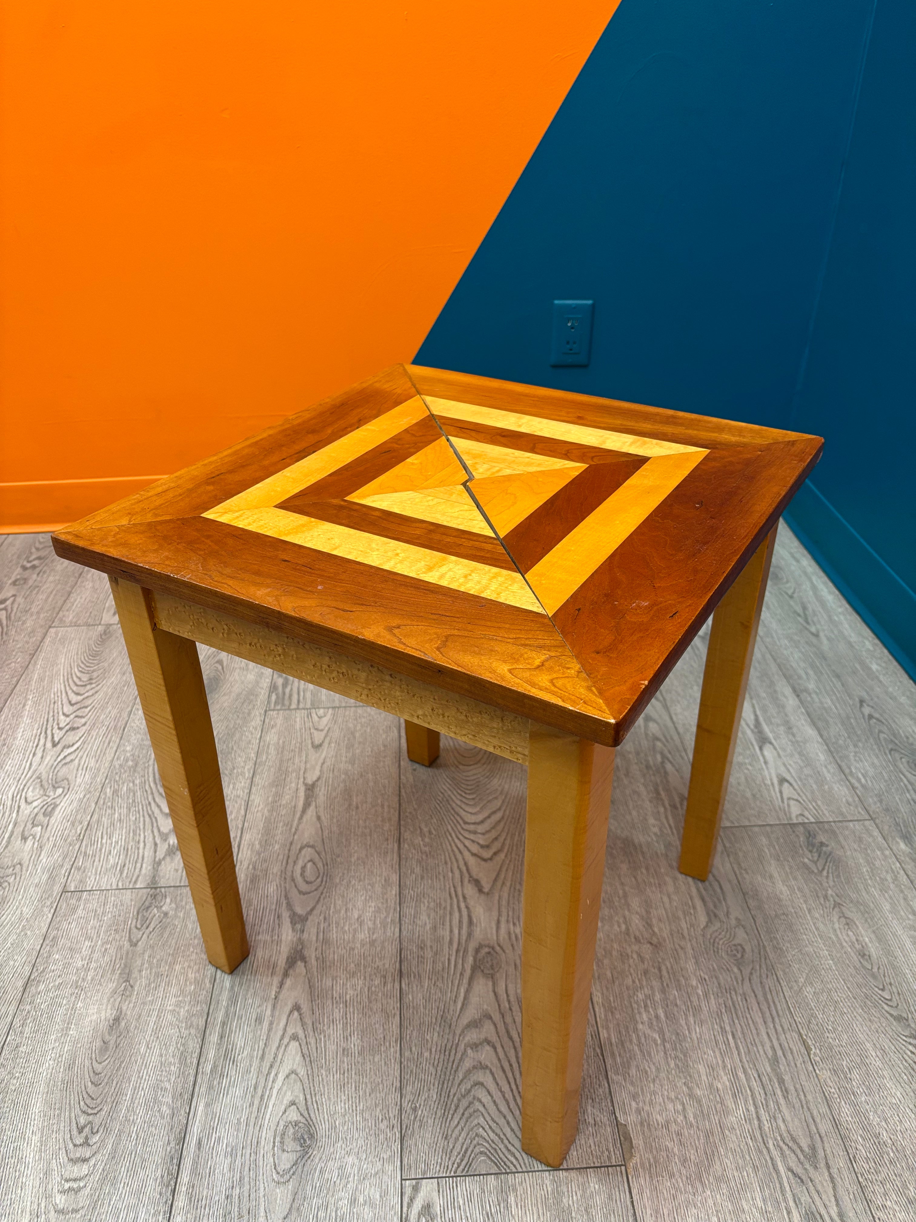 Square Wooden Table