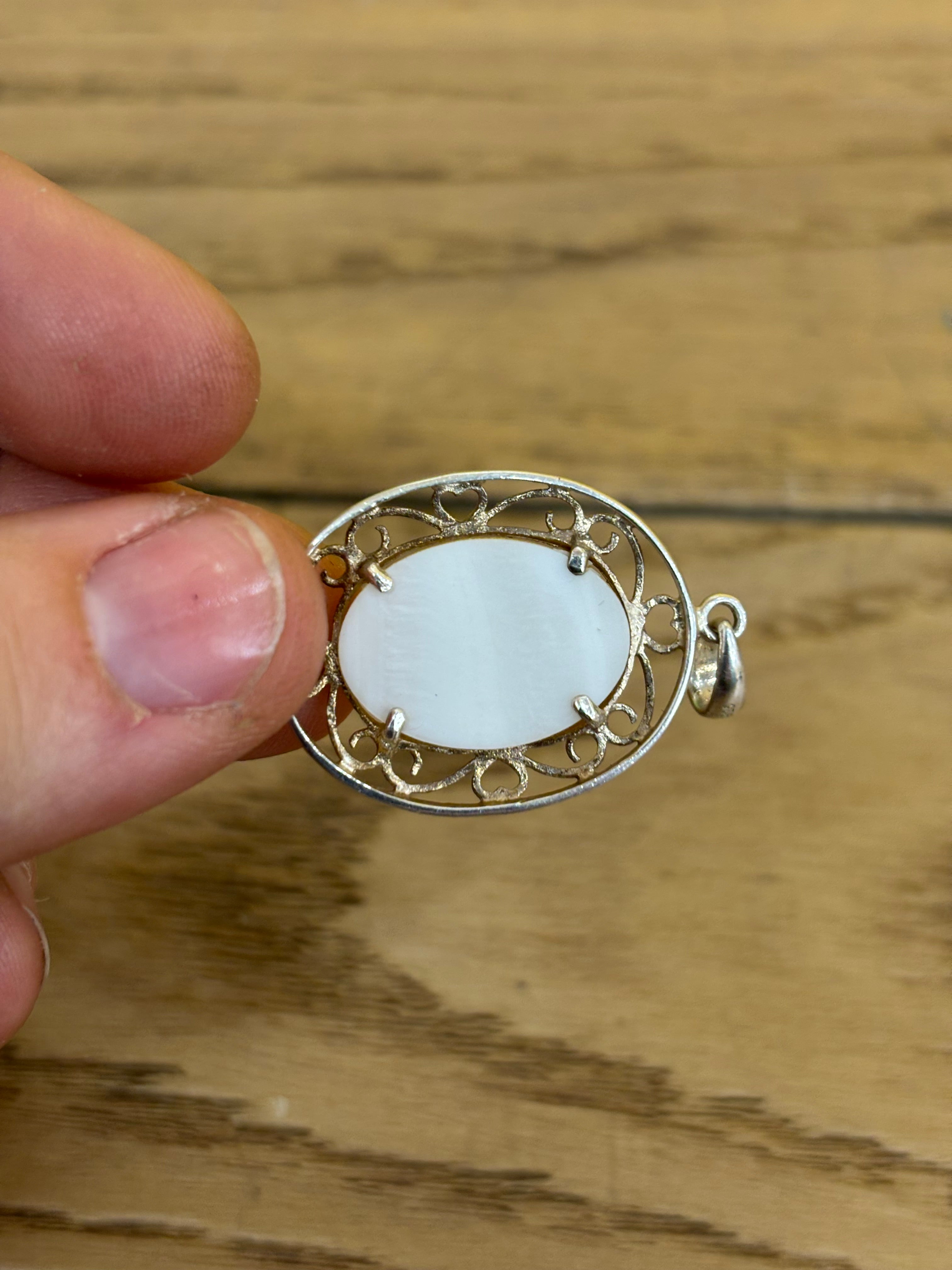 Shell Cameo Pendant