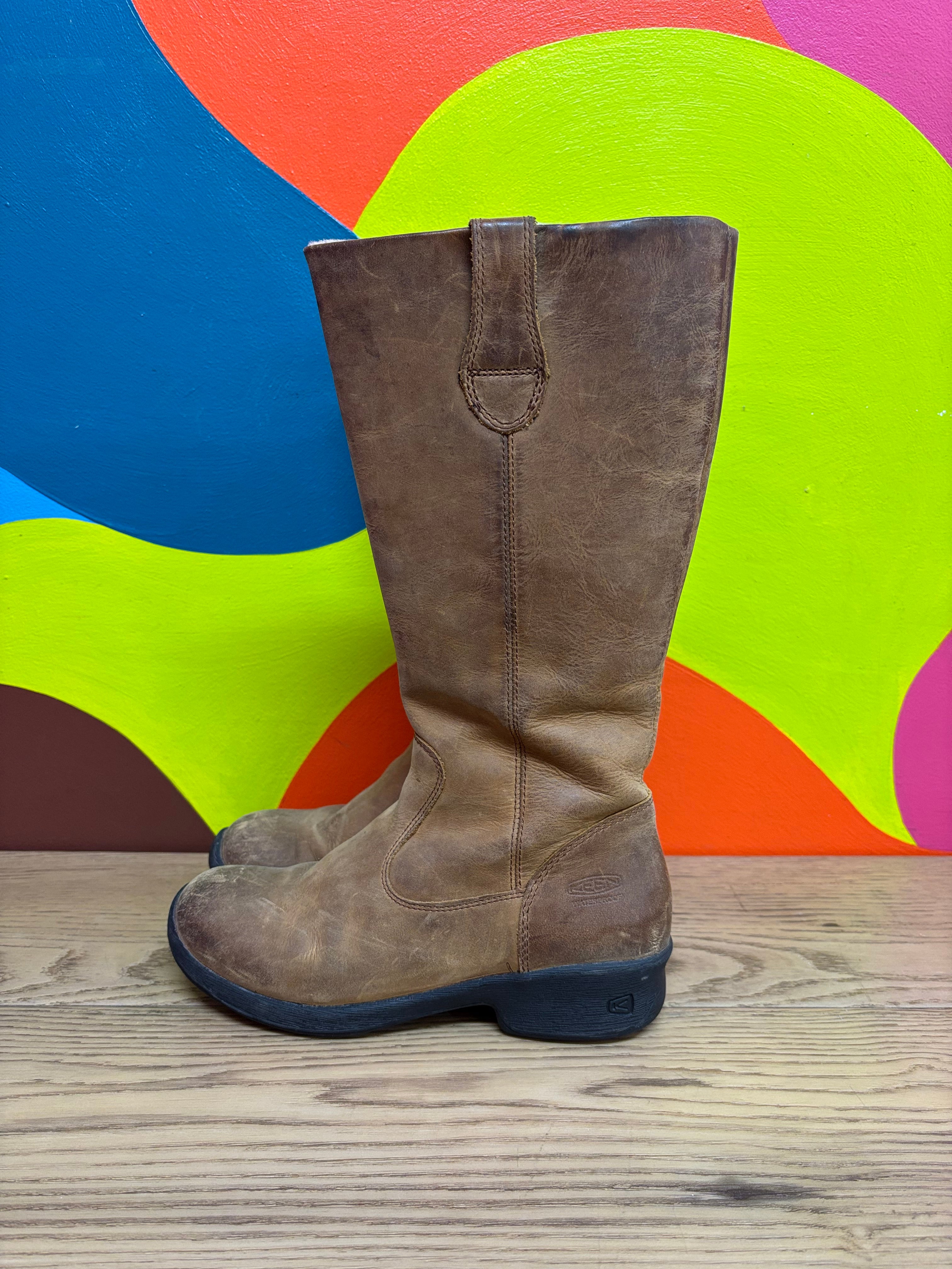 Keen Waterproof Brown Riding Boots - Women's 7.5