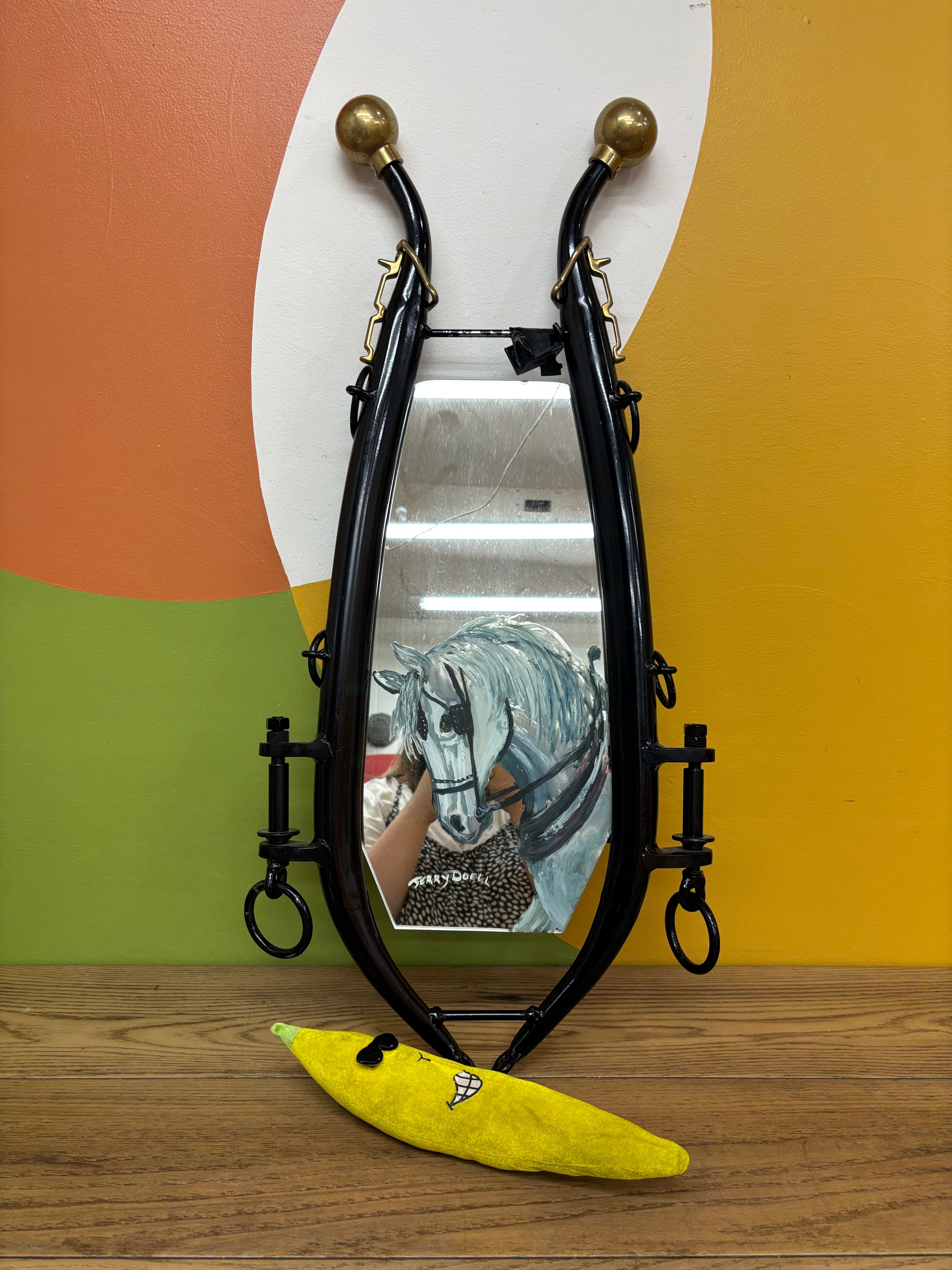 Decorative Horse Collar Mirror