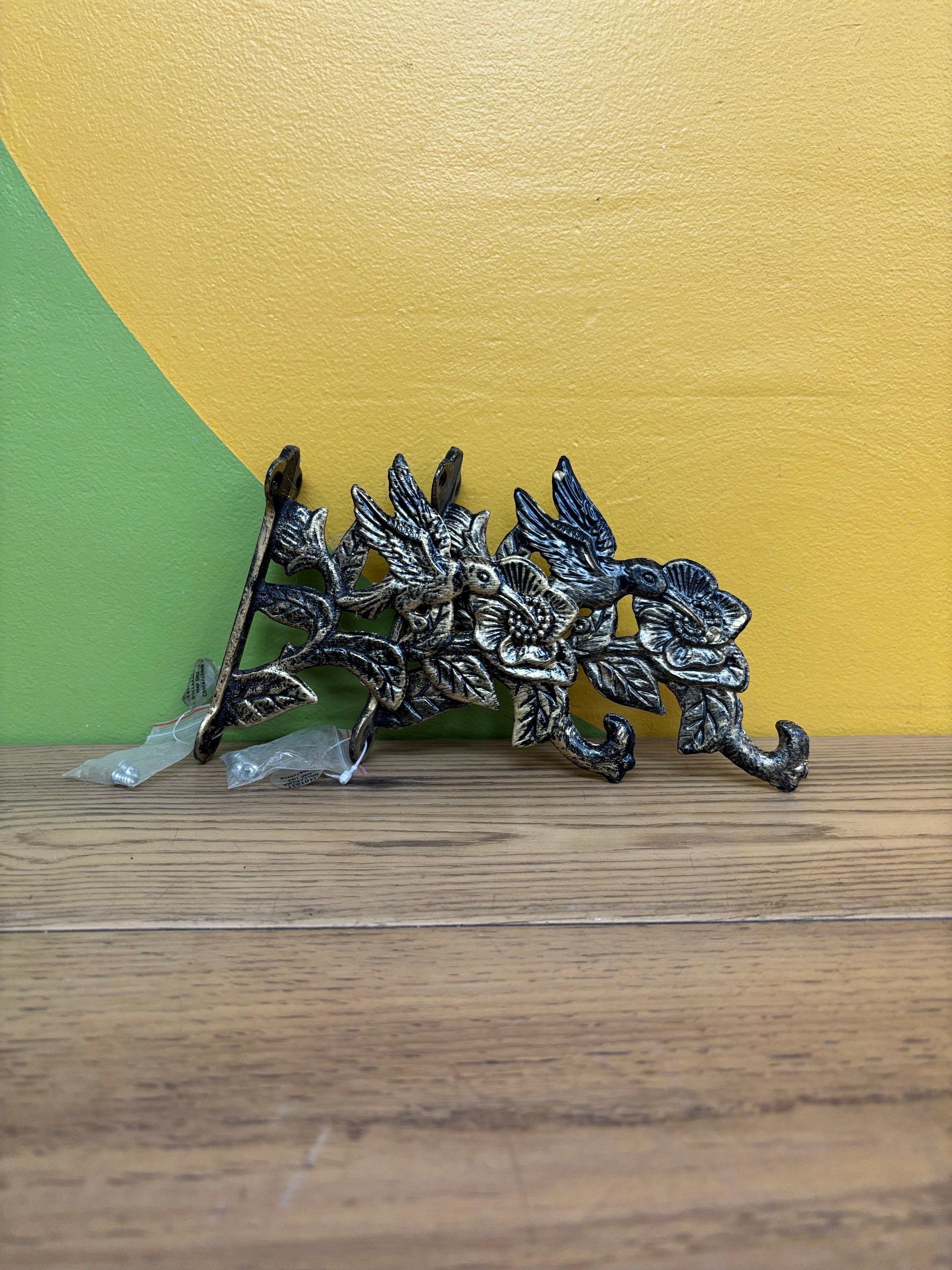 (2) Wall Hanging Hummingbird Hooks