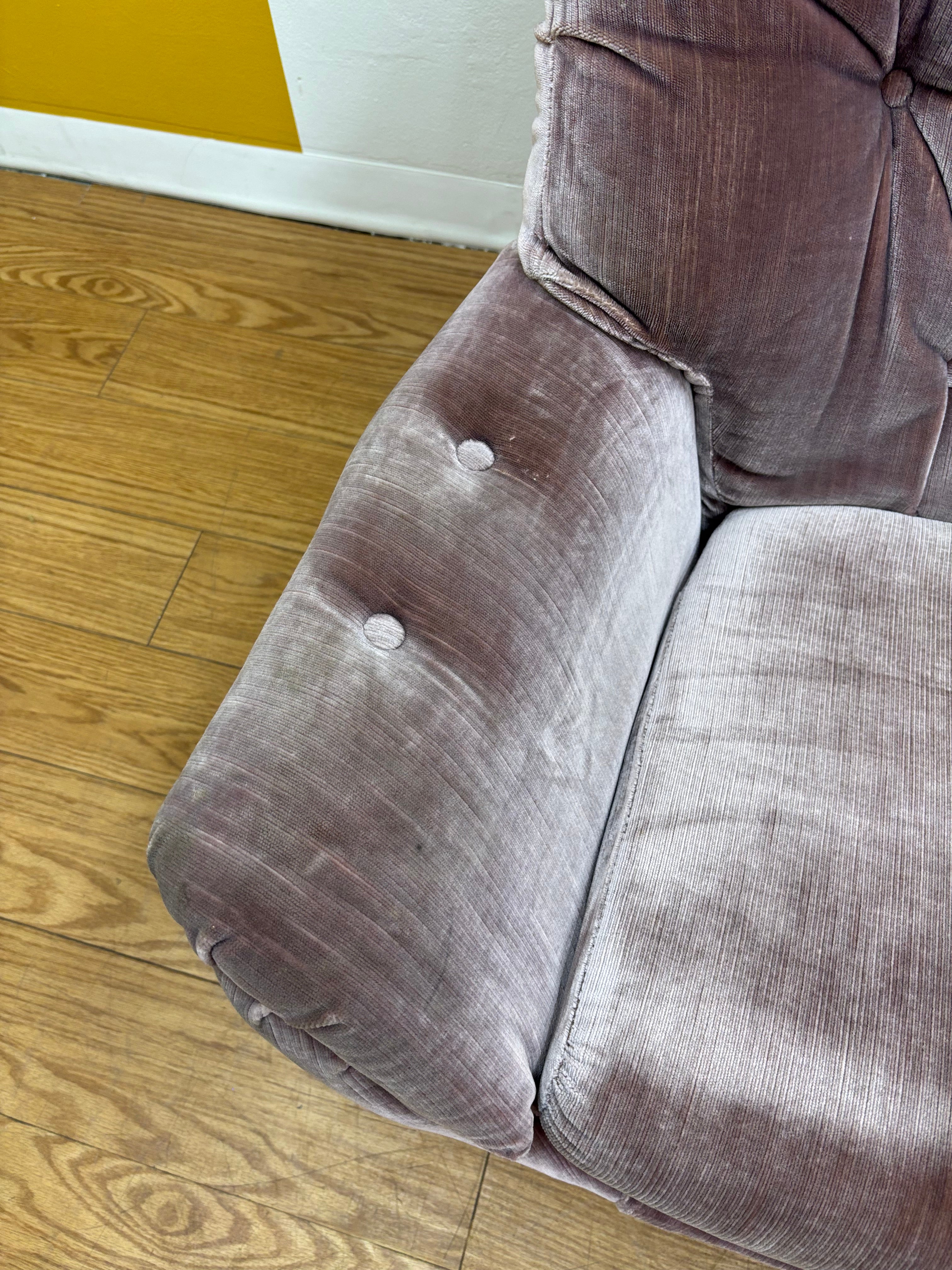 Velvet Swivel Lounge Chair